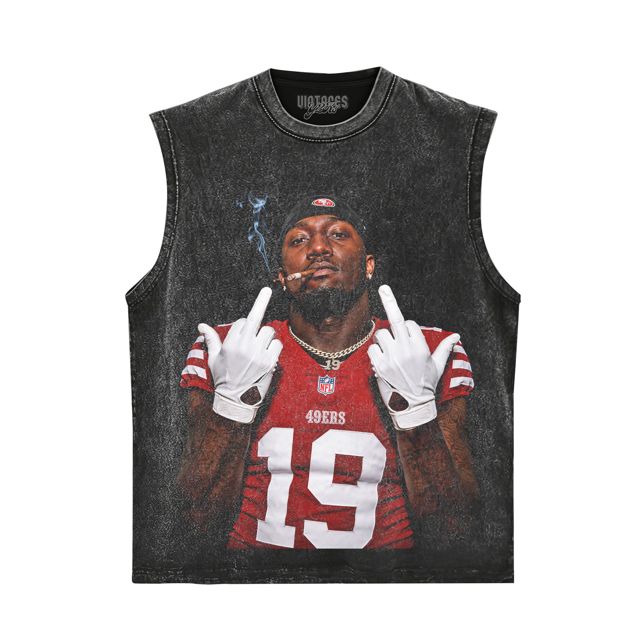 DEEBO SAMUEL - MIDDLE FINGER V4 TANK TOP & TEE & LONG SLEEVE & LAYERED LS & HOODIE