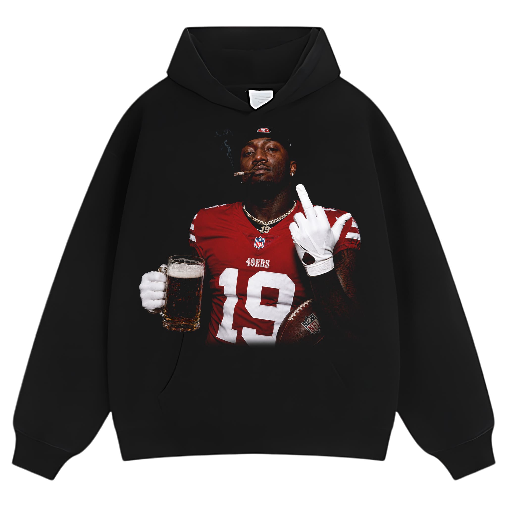 DEEBO SAMUEL - MIDDLE FINGER V5 TANK TOP & TEE & LONG SLEEVE & LAYERED LS & HOODIE