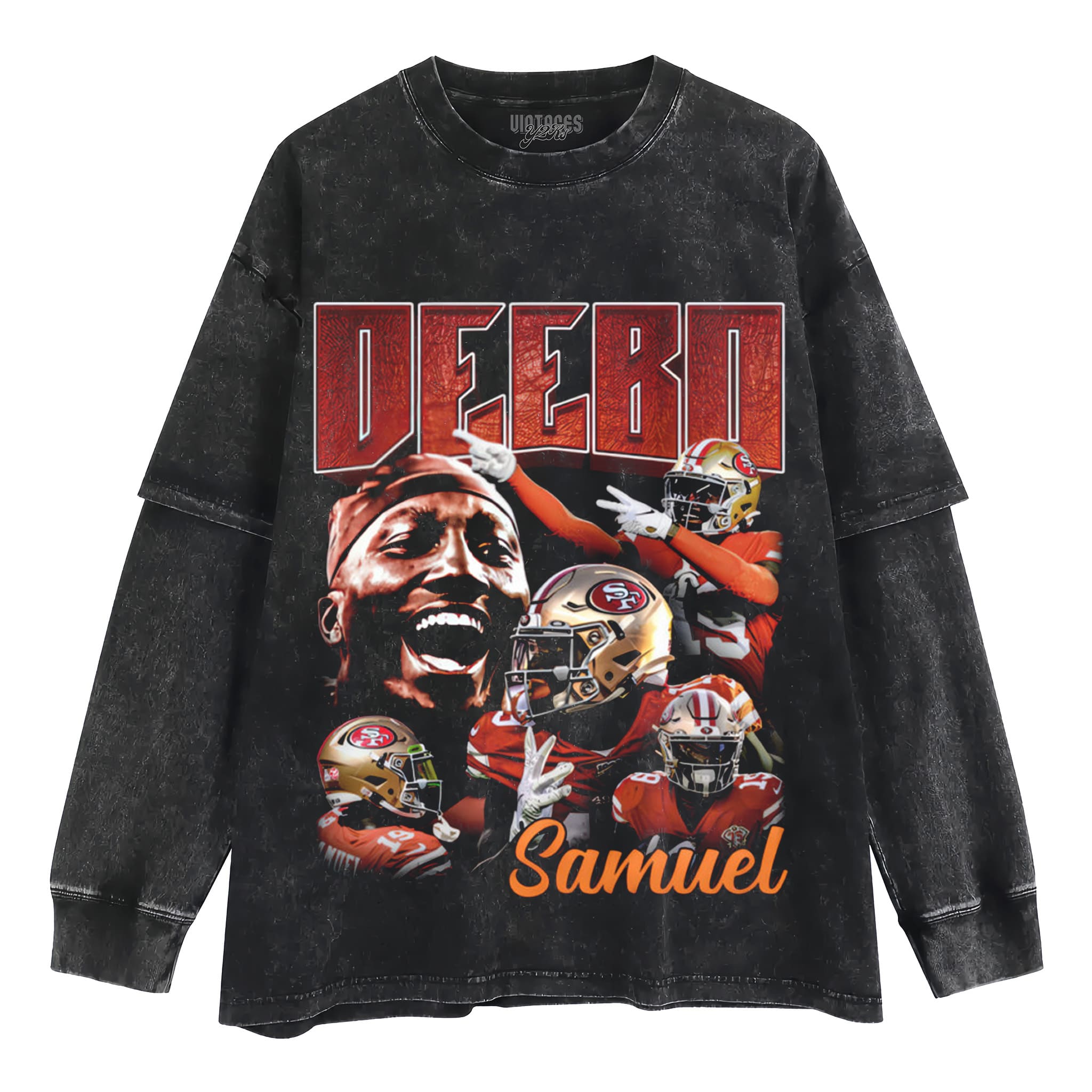 DEEBO SAMUEL 49ERS VINTAGE TANK TOP & TEE & LONG SLEEVE & LAYERED LS & HOODIE
