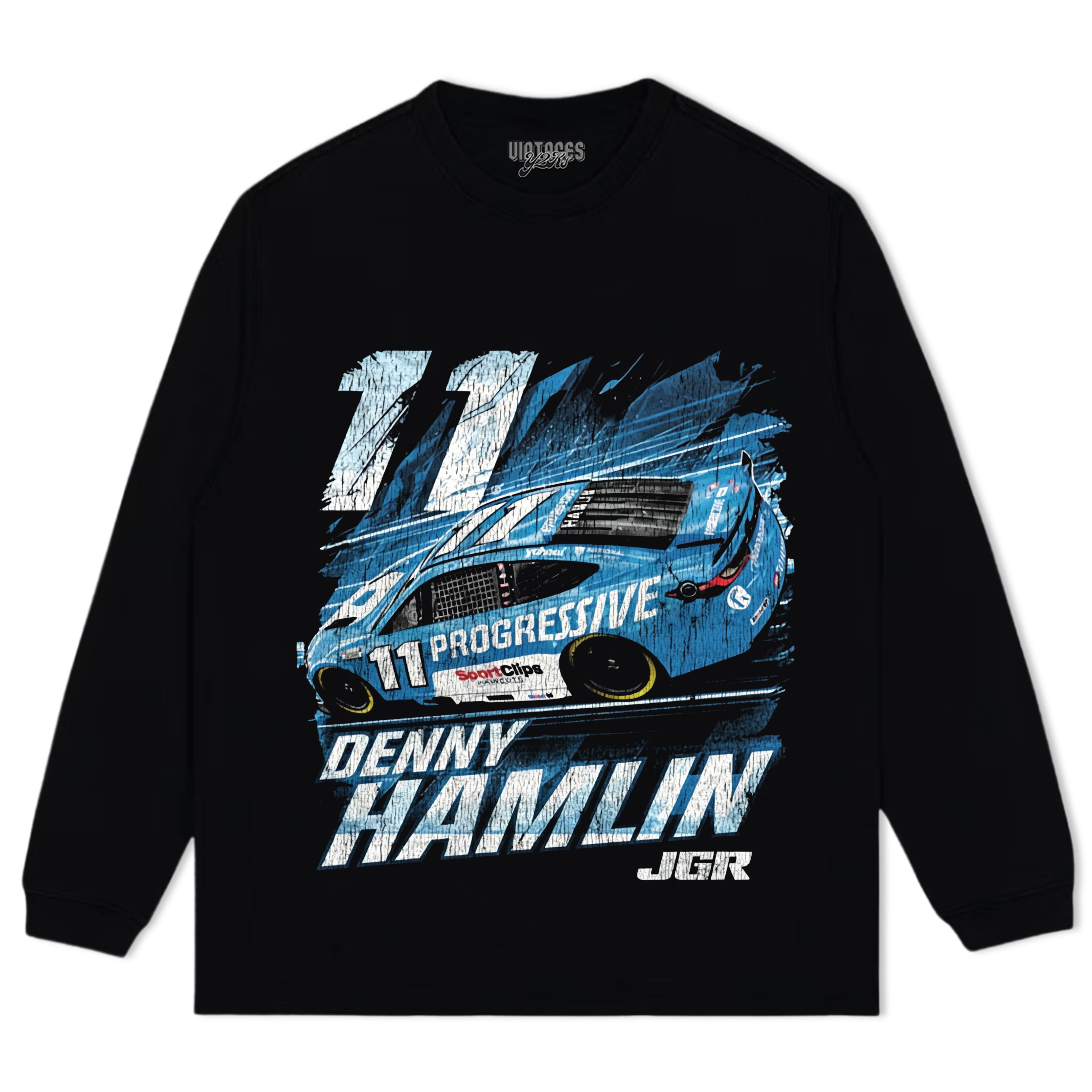 DENNY HAMLIN PROGRESSIVE VINTAGE TANK TOP & TEE & LONG SLEEVE & LAYERED LS & HOODIE