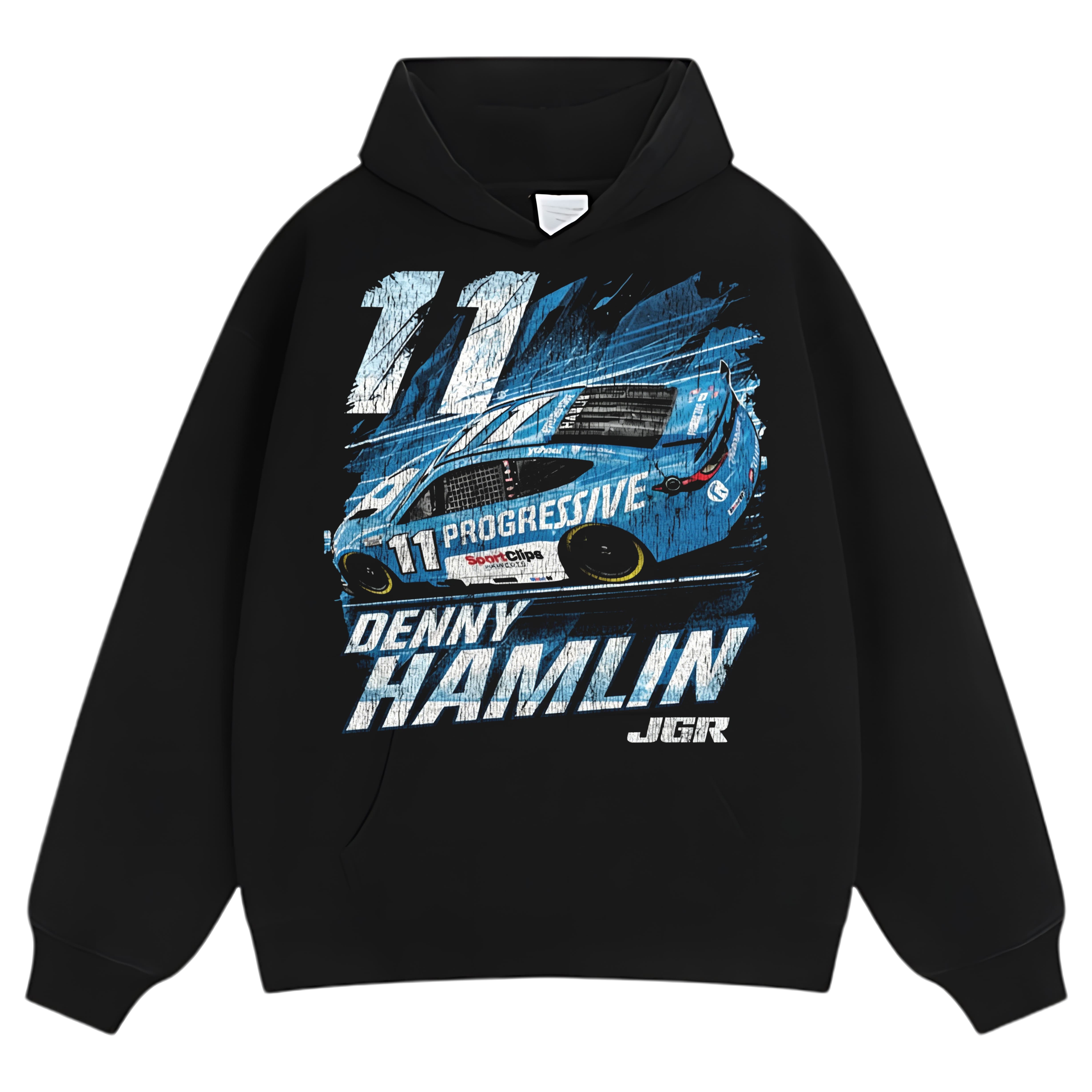 DENNY HAMLIN PROGRESSIVE VINTAGE TANK TOP & TEE & LONG SLEEVE & LAYERED LS & HOODIE