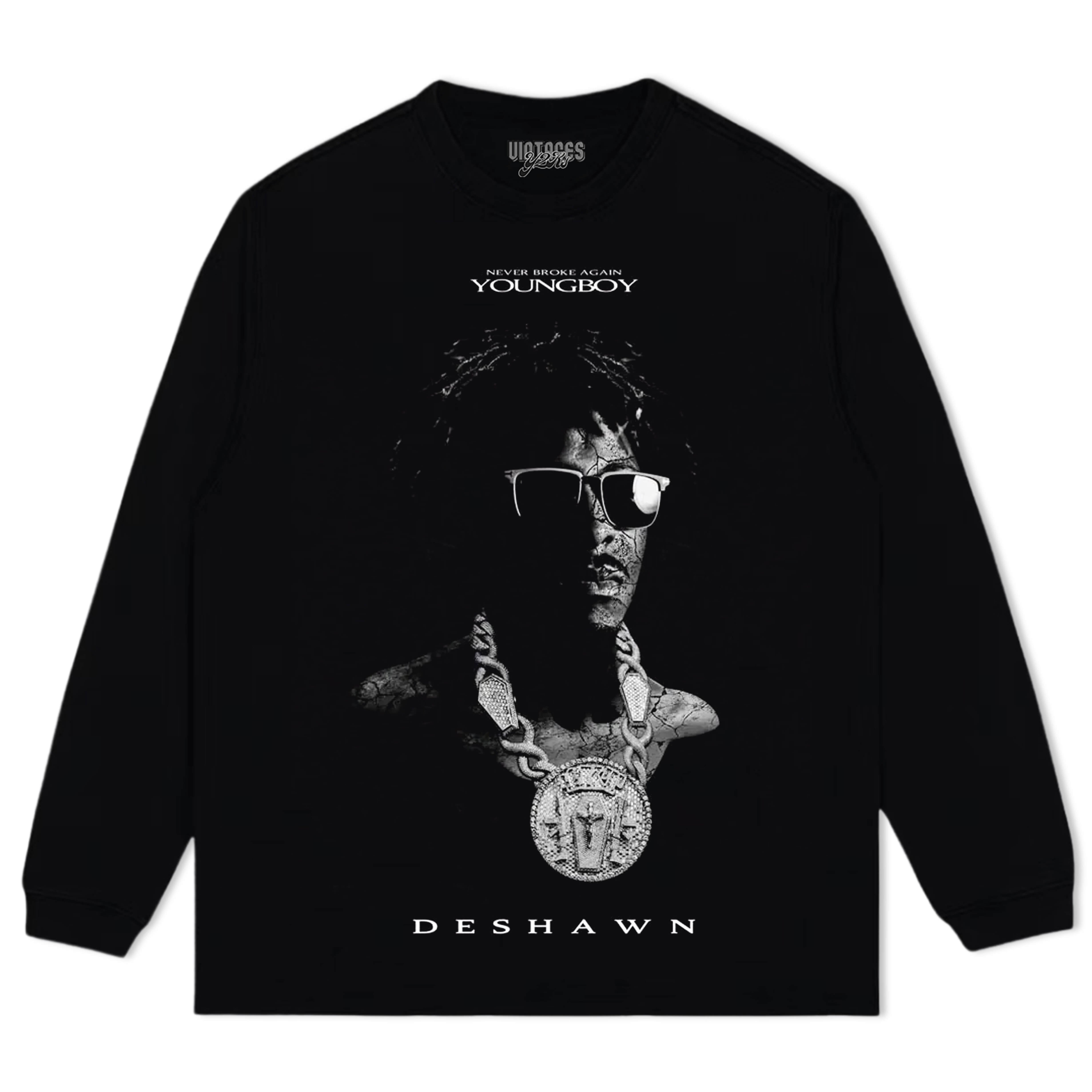 NBA YOUNGBOY & DESHAWN ALBUM COVER TEE & LS & HOODIE