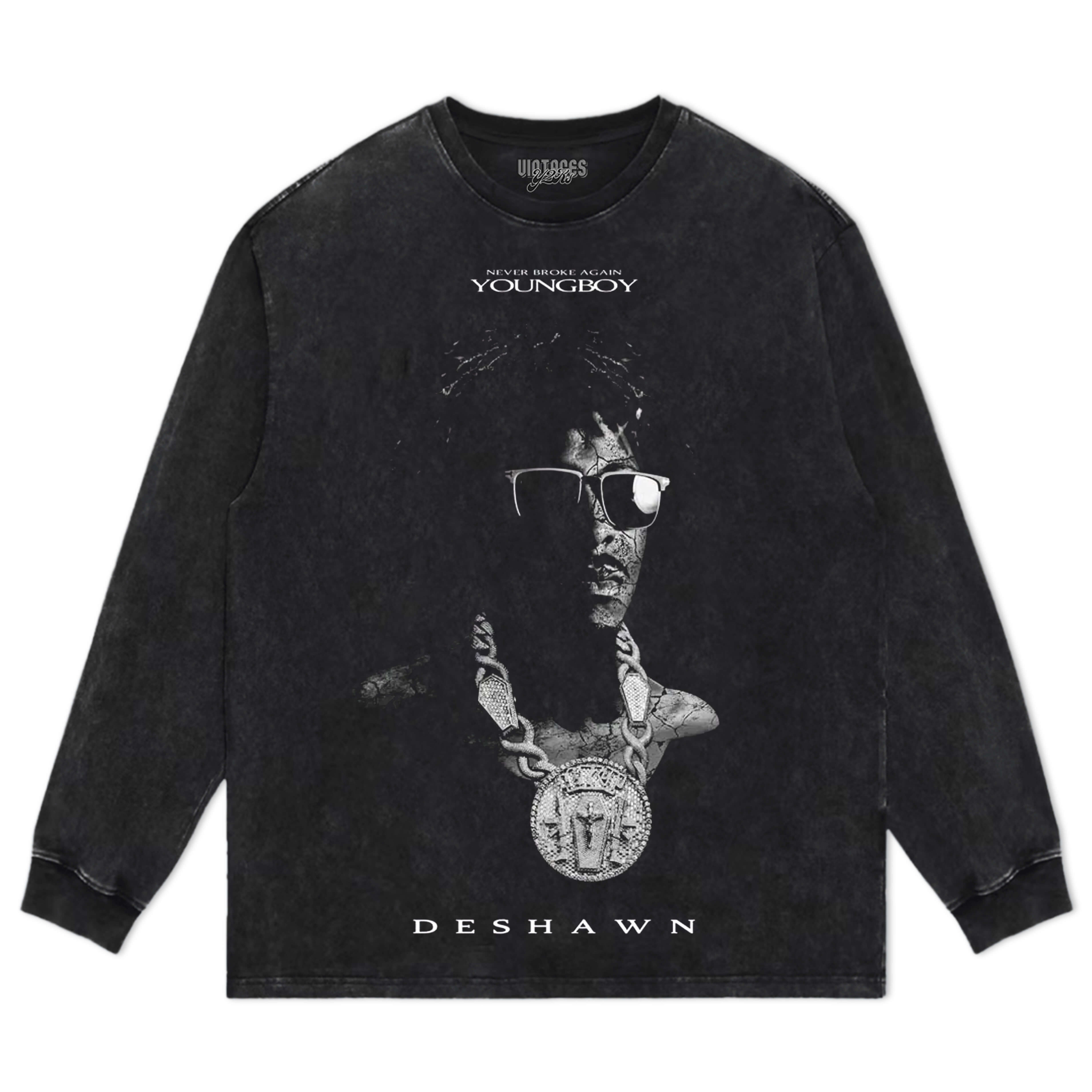 NBA YOUNGBOY & DESHAWN ALBUM COVER TEE & LS & HOODIE