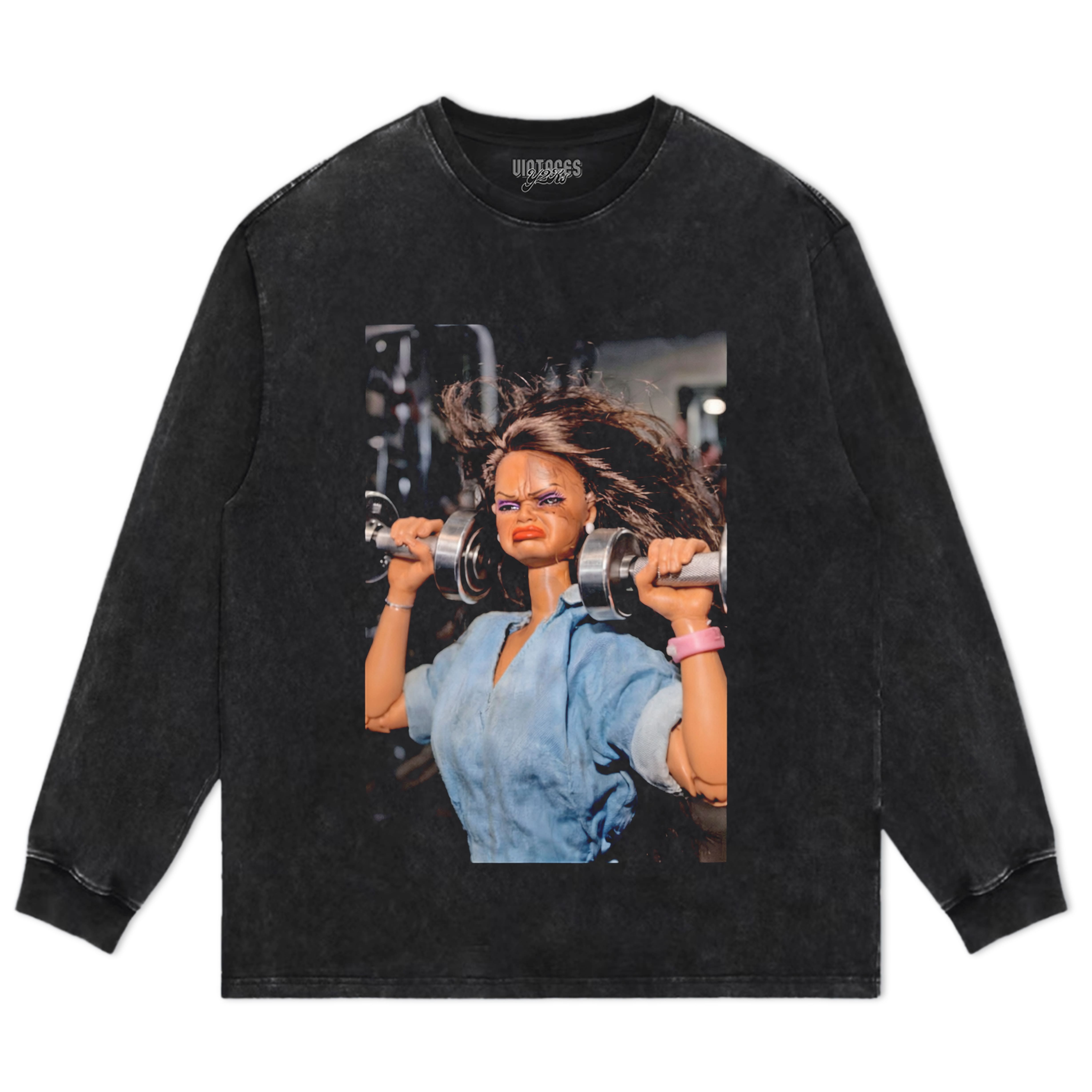 DISGUSTED BARBIE FACE MEME TANK TOP & TEE & LONG SLEEVE & LAYERED LS & HOODIE