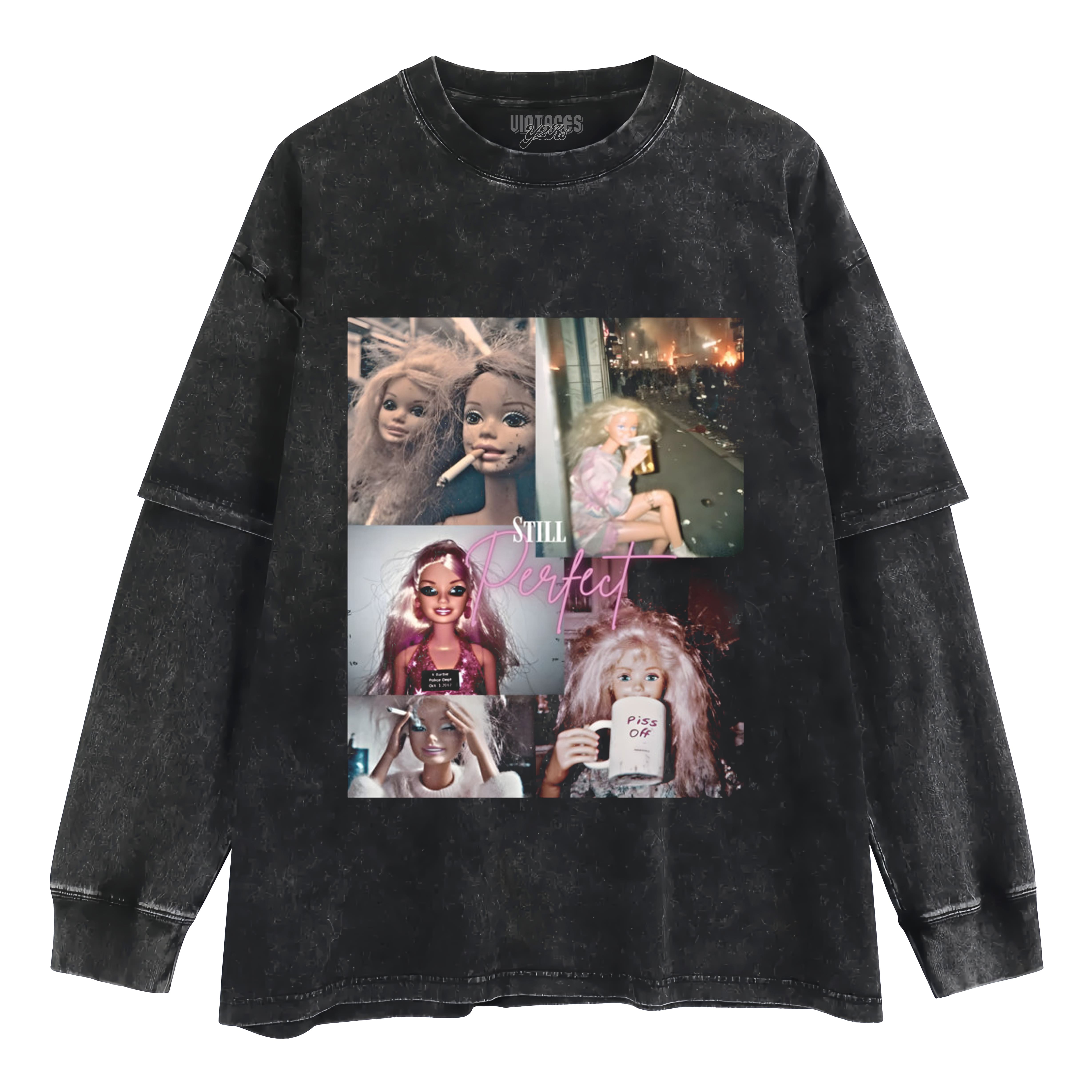 DISGUSTED DOLL FACE MEME V2 TANK TOP & TEE & LONG SLEEVE & LAYERED LS & HOODIE