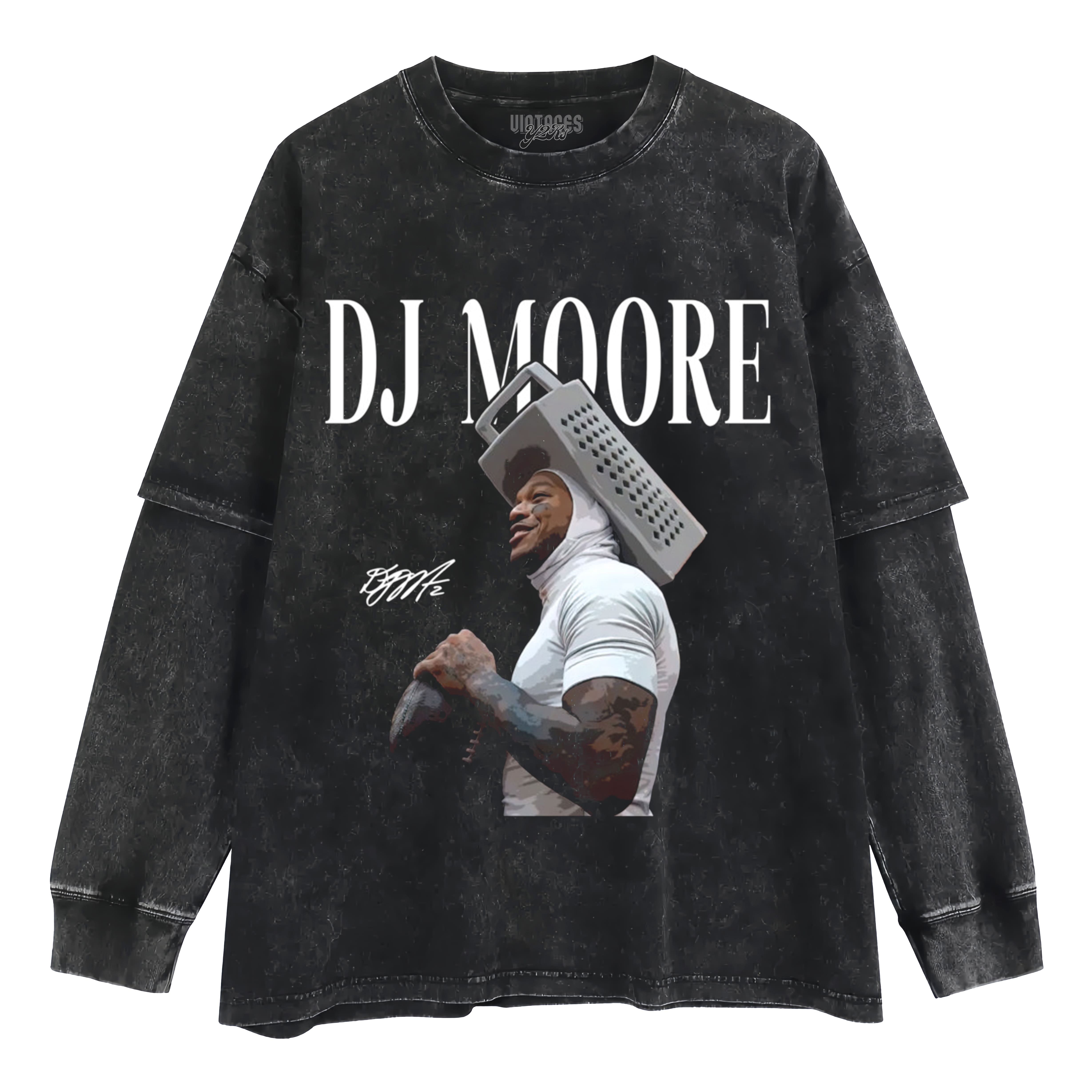 DJ MOORE - CHICAGO BEARS LAYERED LONG SLEEVE