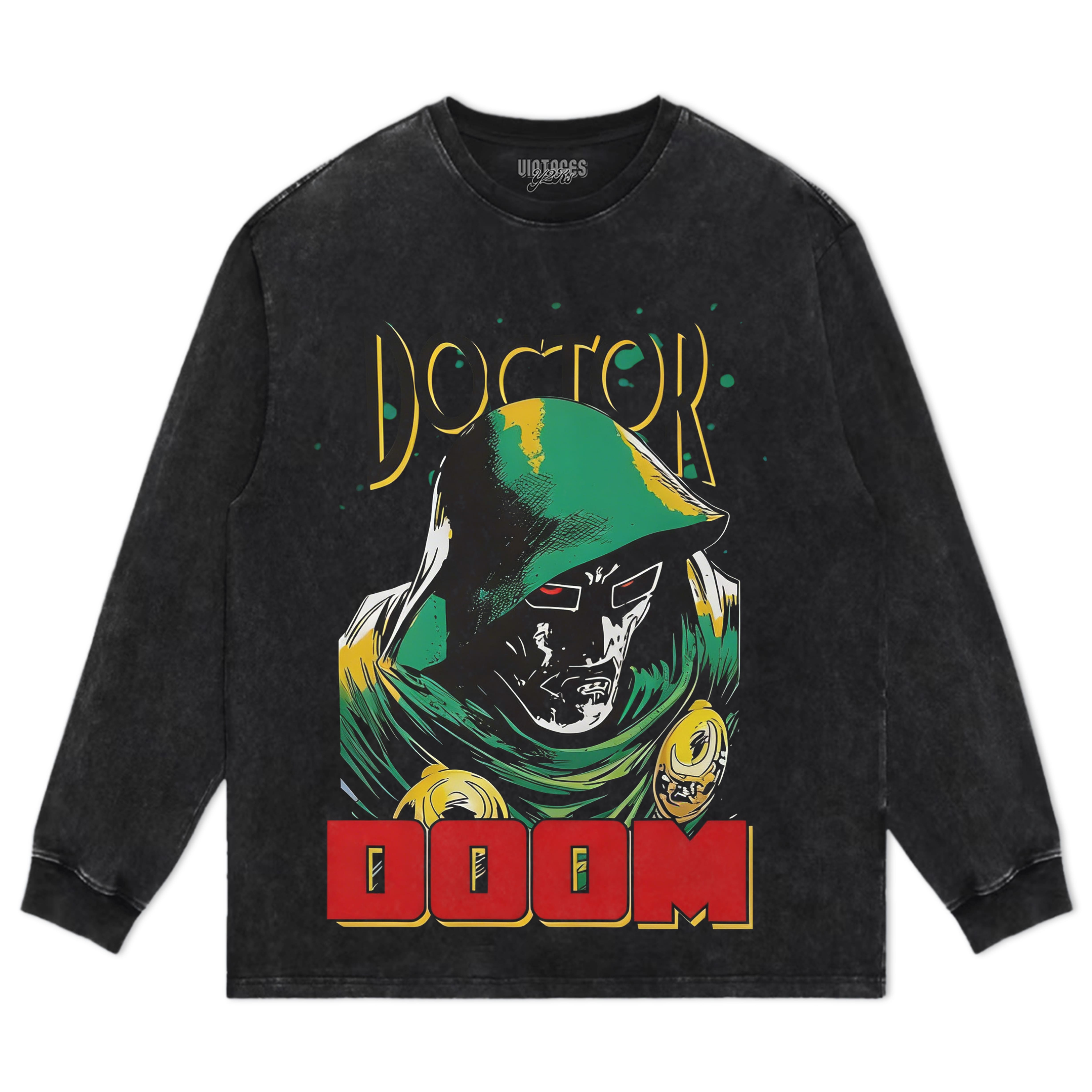 DOCTOR DOOM VINTAGE V3 TEE & LS & HOODIE
