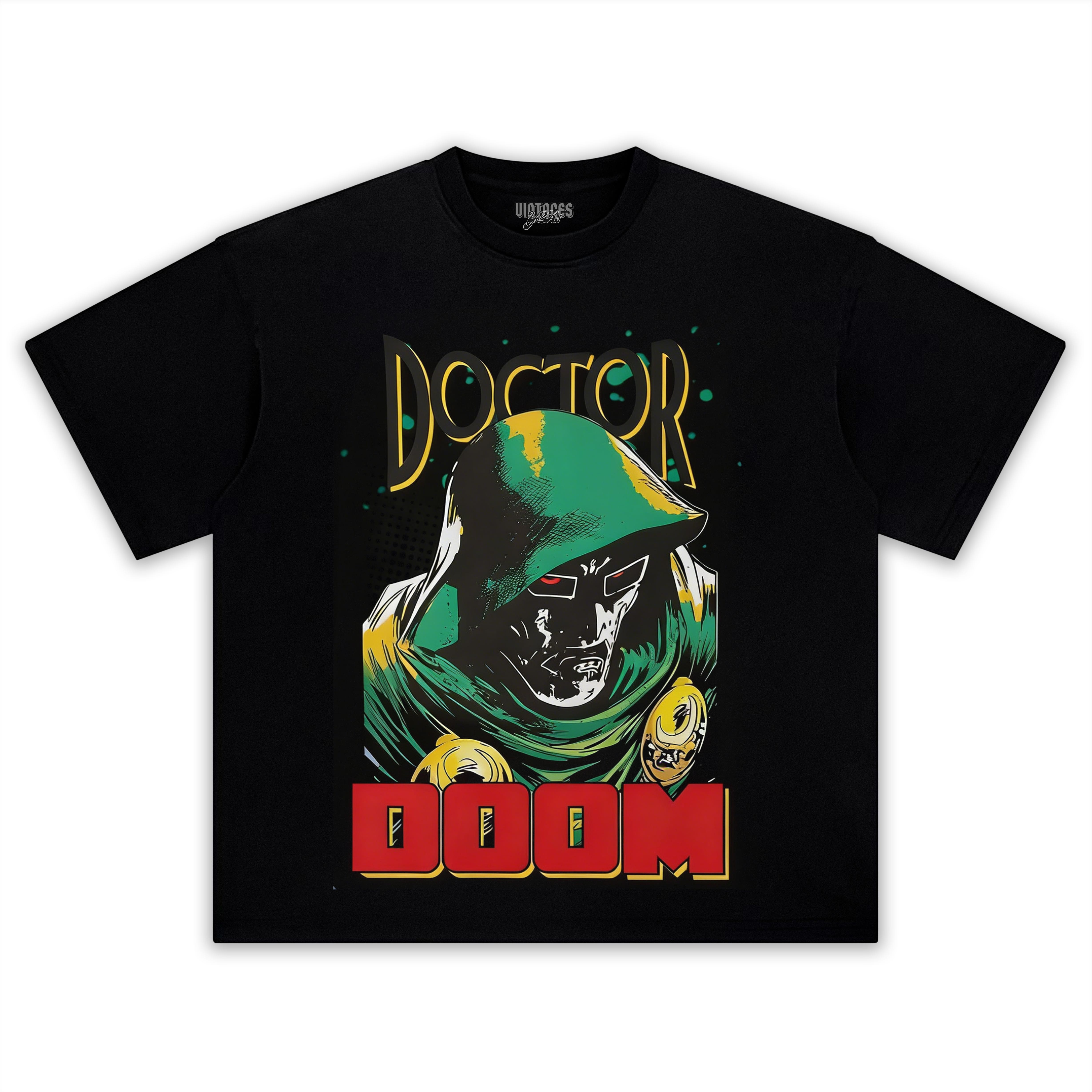 DOCTOR DOOM VINTAGE V3 TEE & LS & HOODIE