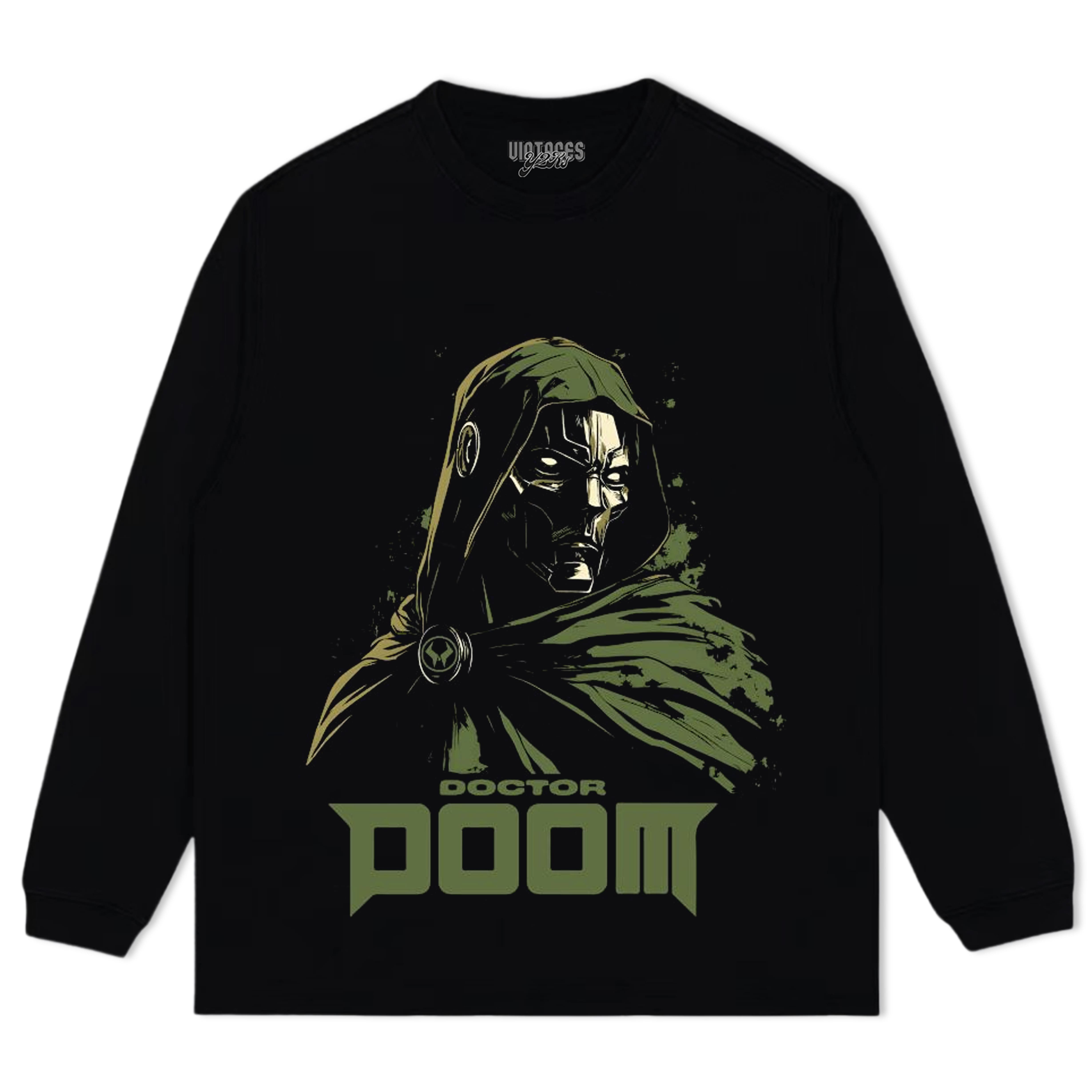 DOCTOR DOOM VINTAGE V4 TEE & LS & HOODIE