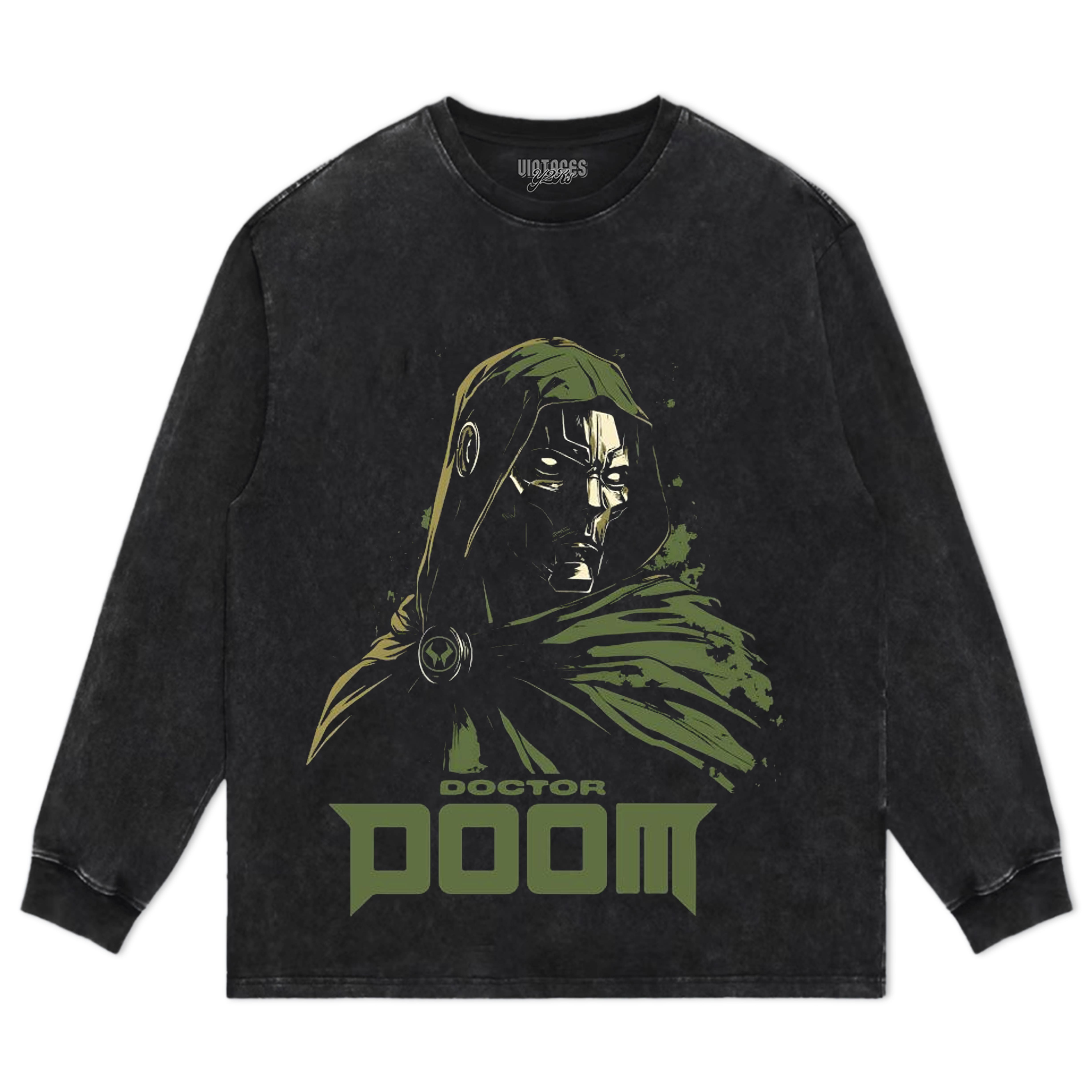DOCTOR DOOM VINTAGE V4 TEE & LS & HOODIE