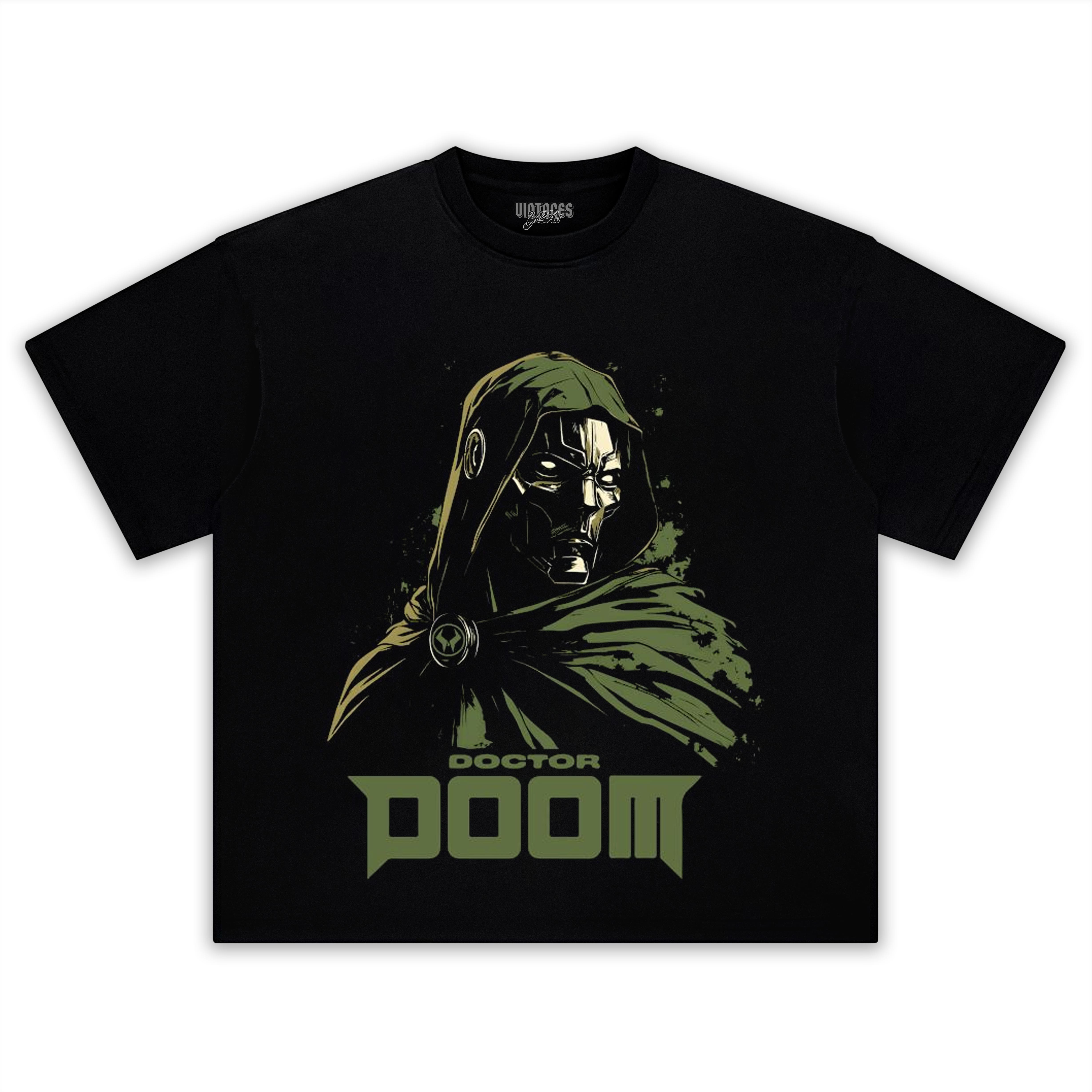 DOCTOR DOOM VINTAGE V4 TEE & LS & HOODIE