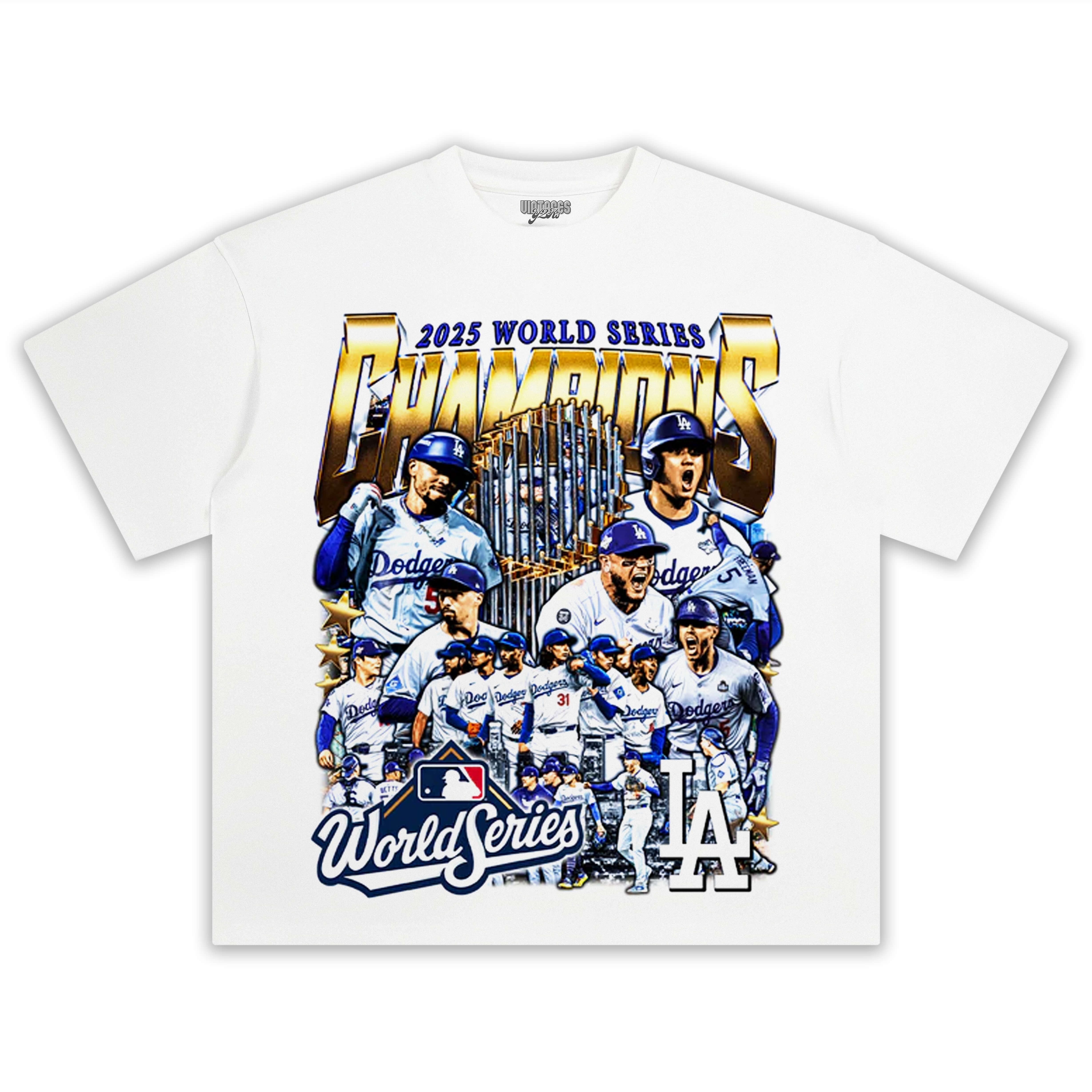 DODGERS & WORLD SERIES CHAMPS TEE & LS & HOODIE