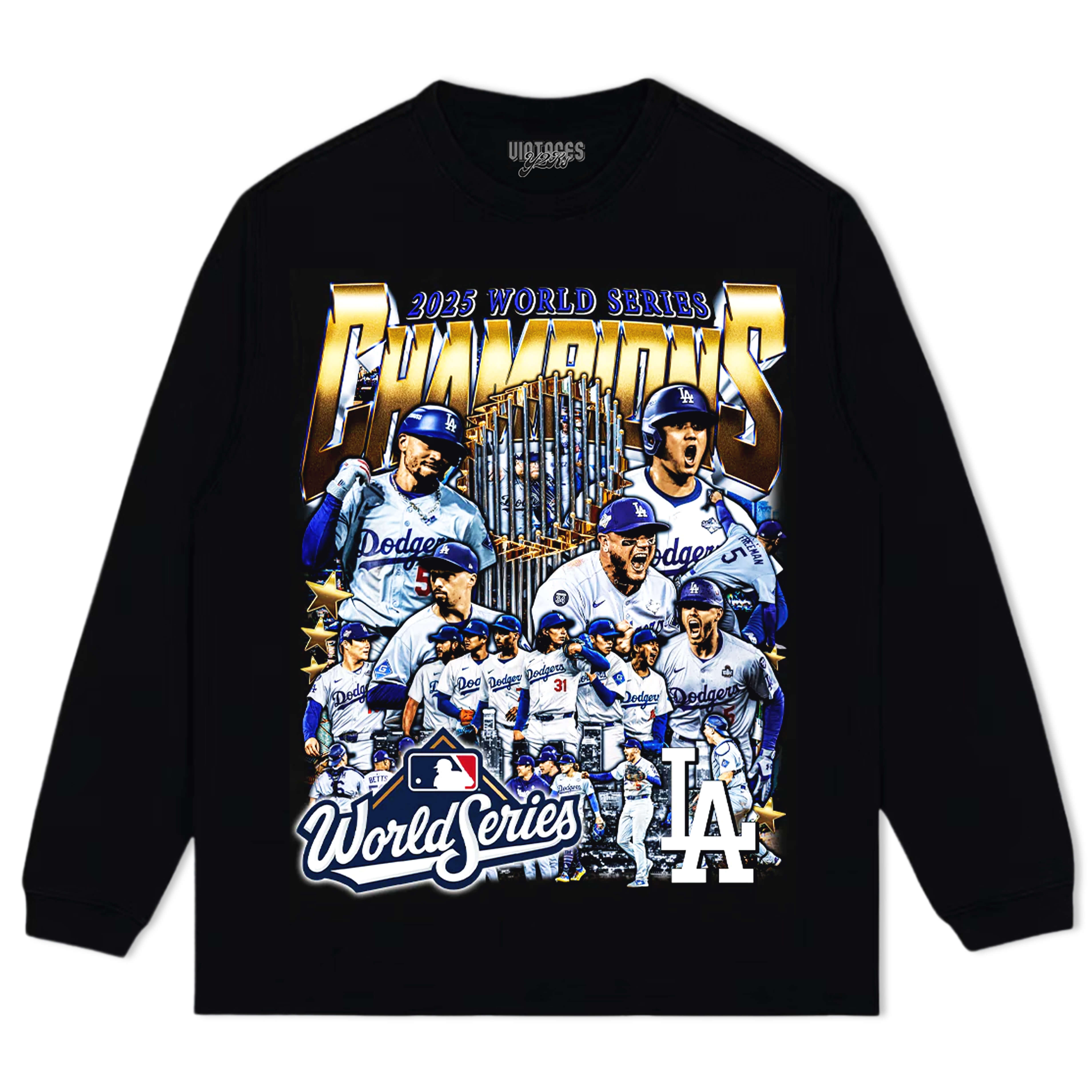 DODGERS & WORLD SERIES CHAMPS TEE & LS & HOODIE