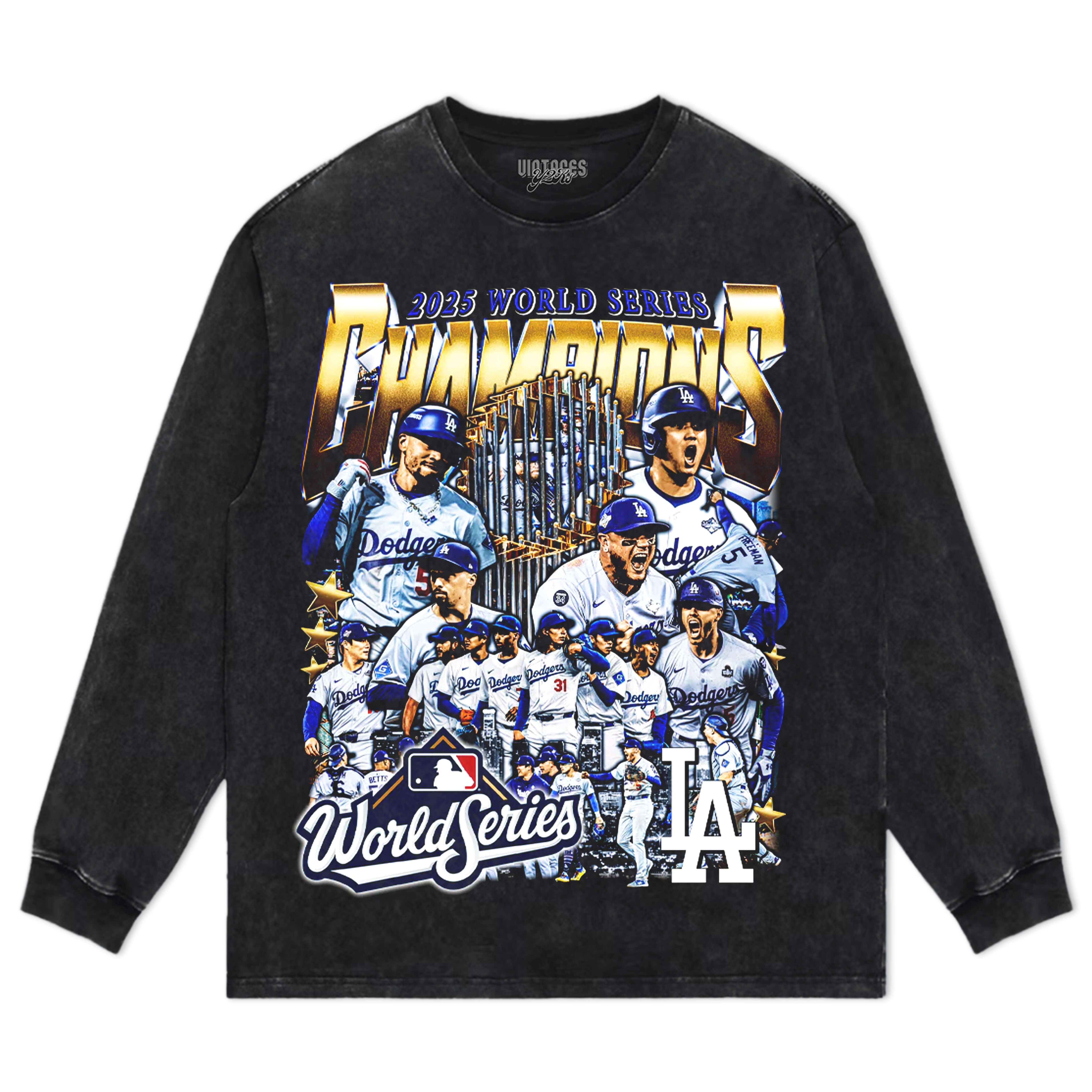 DODGERS & WORLD SERIES CHAMPS TEE & LS & HOODIE