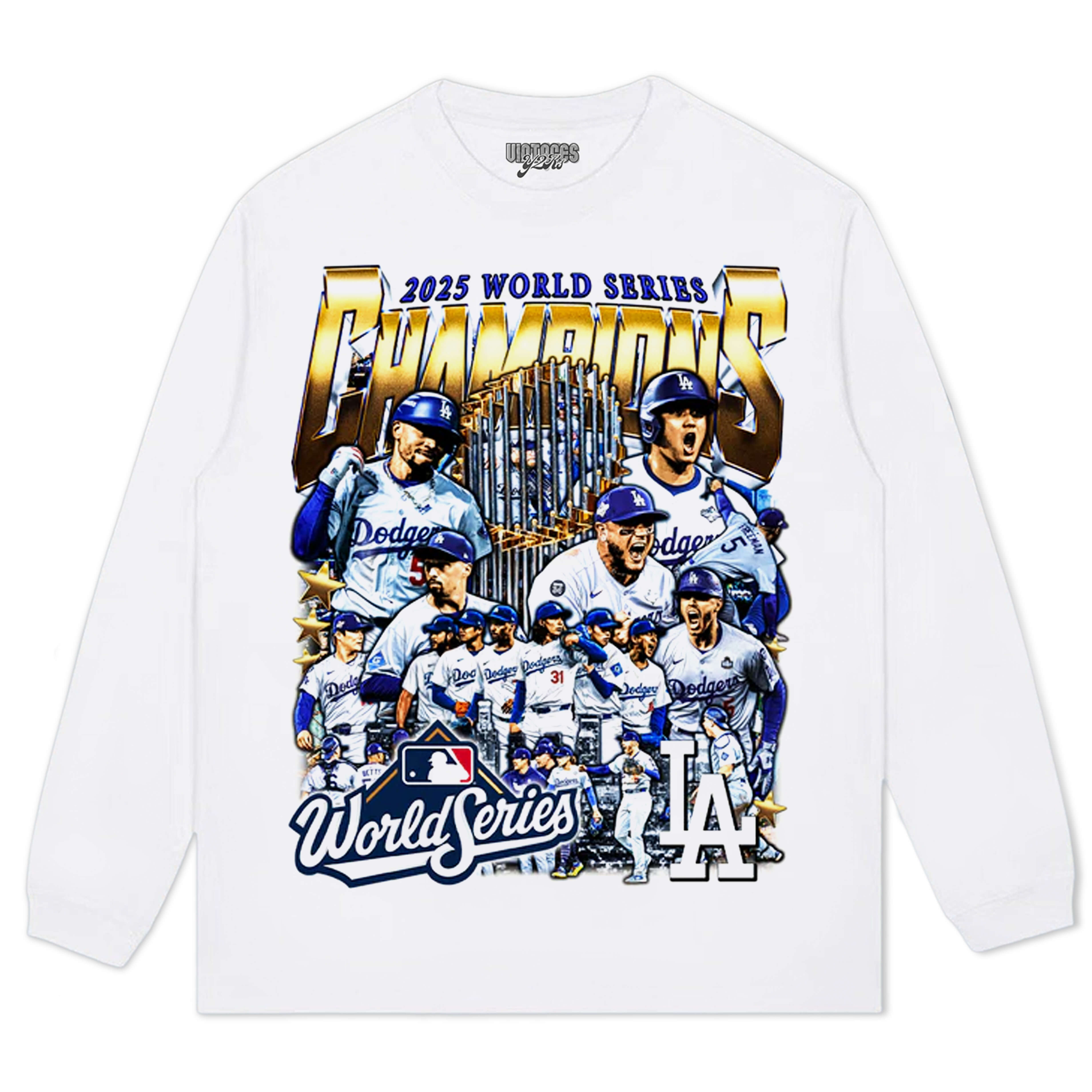 DODGERS & WORLD SERIES CHAMPS TEE & LS & HOODIE