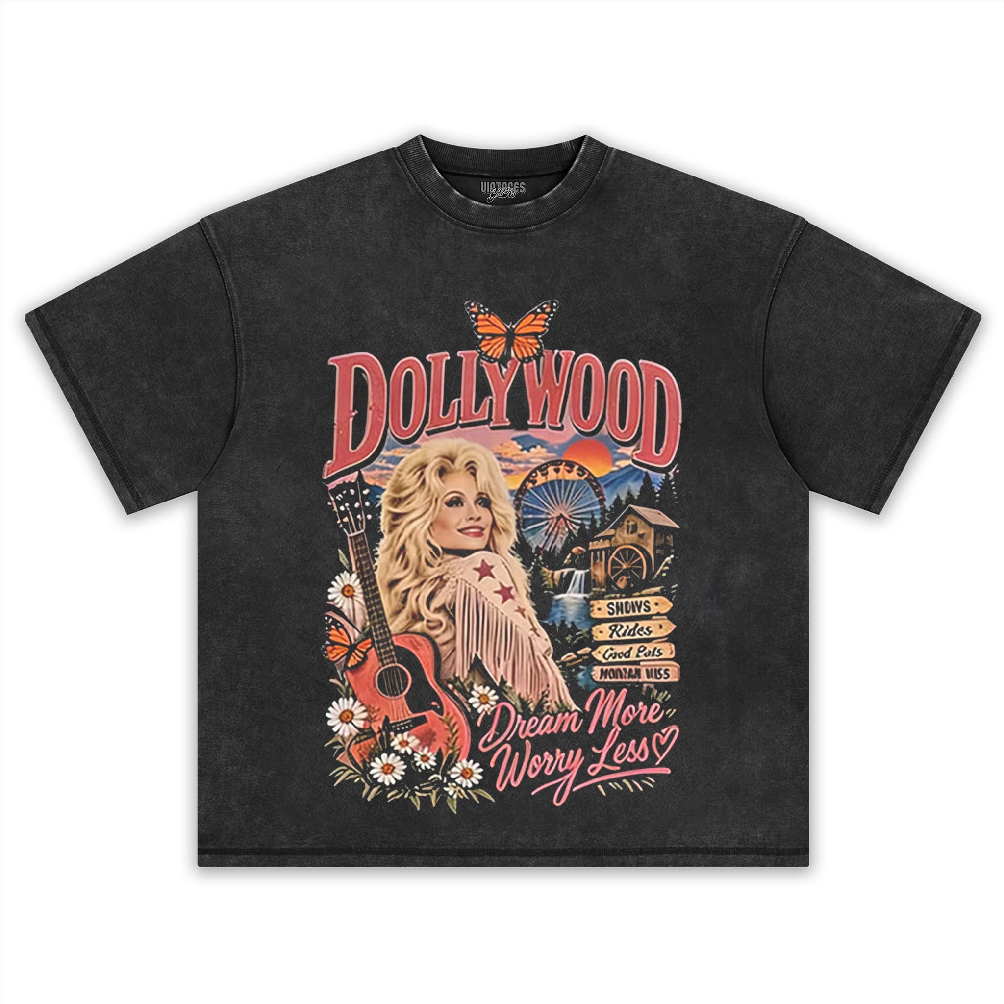 DOLLY PARTON MUSIC V2 TANK TOP & TEE & LONG SLEEVE & LAYERED LS & HOODIE