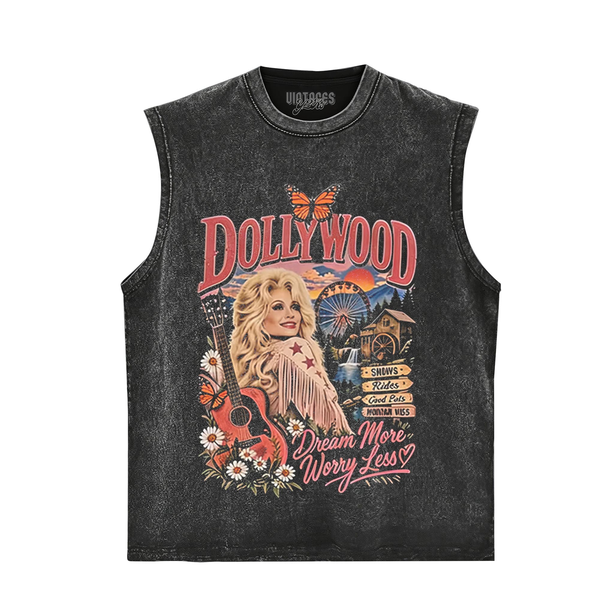 DOLLY PARTON MUSIC V2 TANK TOP & TEE & LONG SLEEVE & LAYERED LS & HOODIE