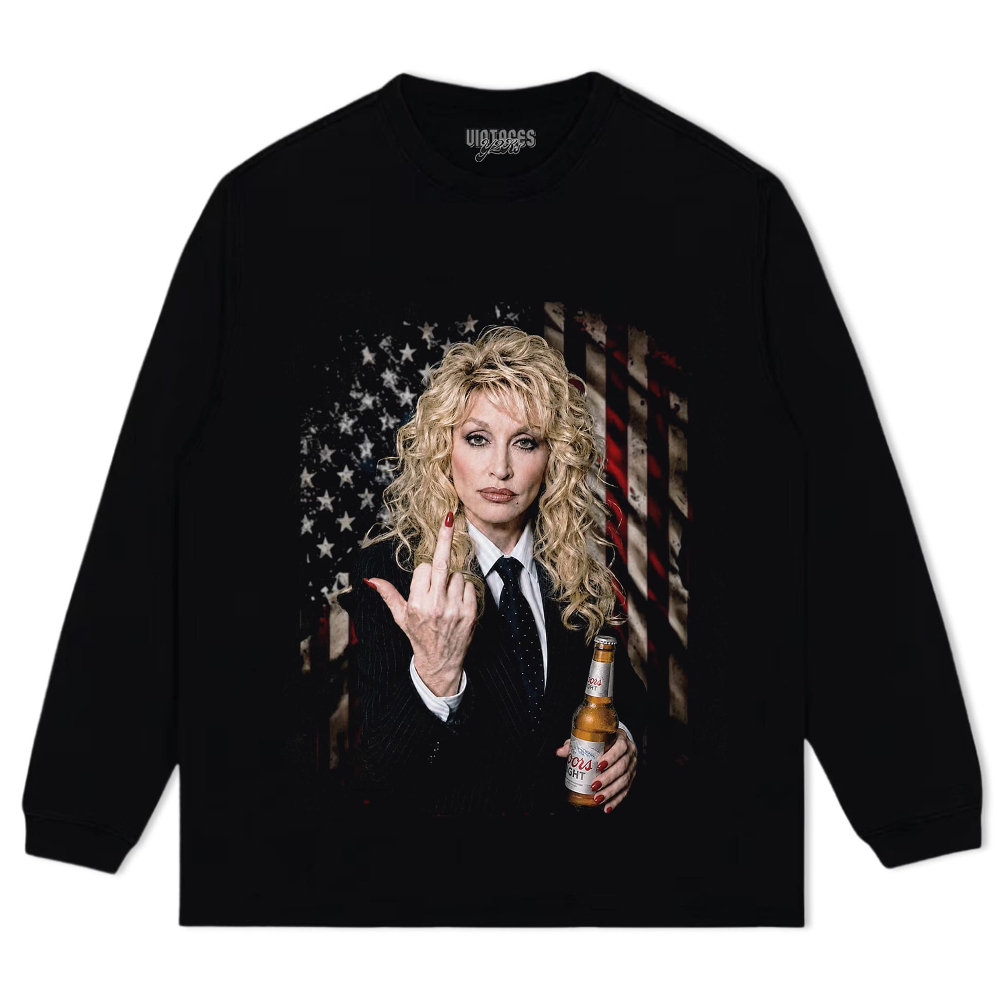 DOLLY PARTON USA MUSIC TANK TOP & TEE & LONG SLEEVE & LAYERED LS & HOODIE