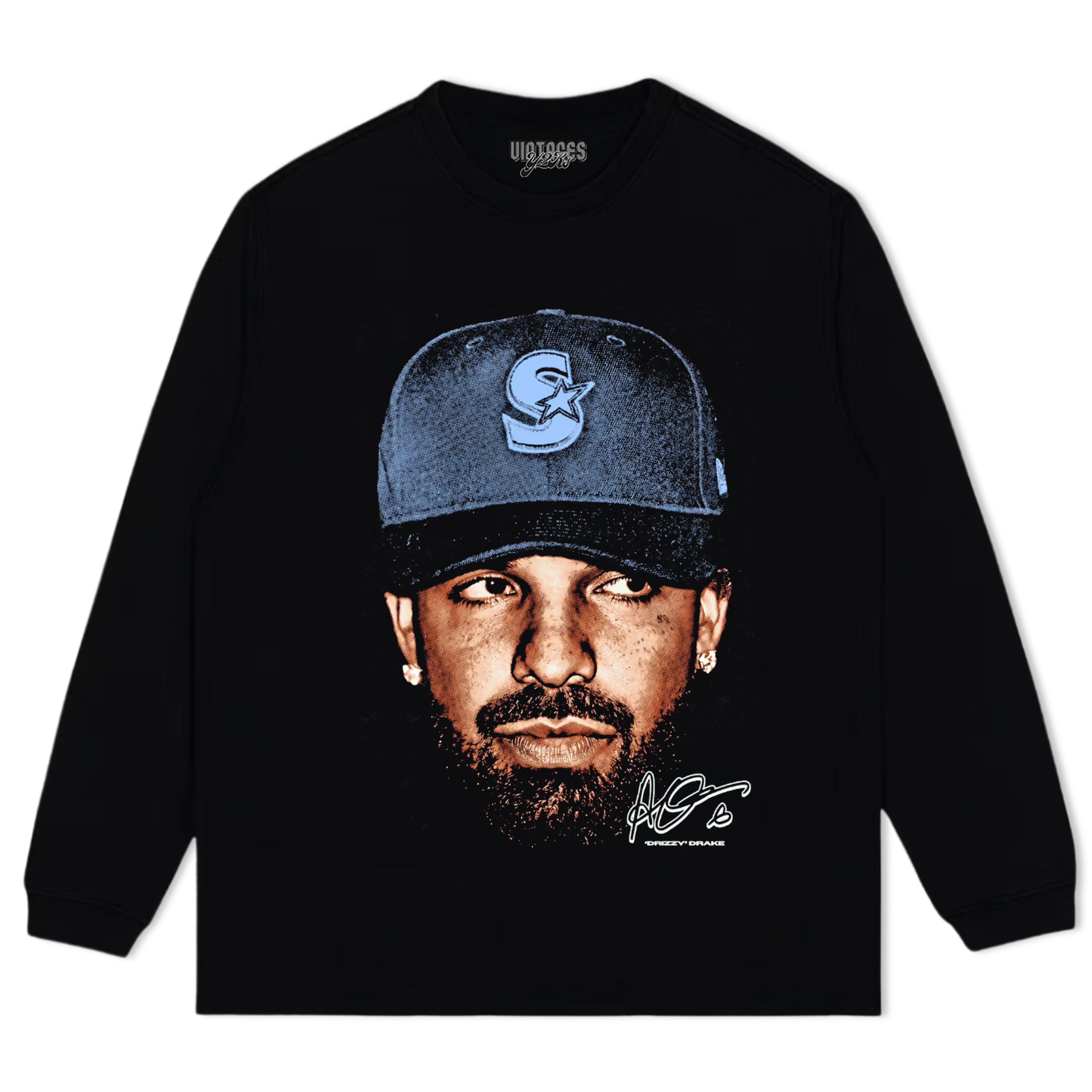 DRAKE ICEMAN FACE TANK TOP & TEE & LONG SLEEVE & LAYERED LS & HOODIE