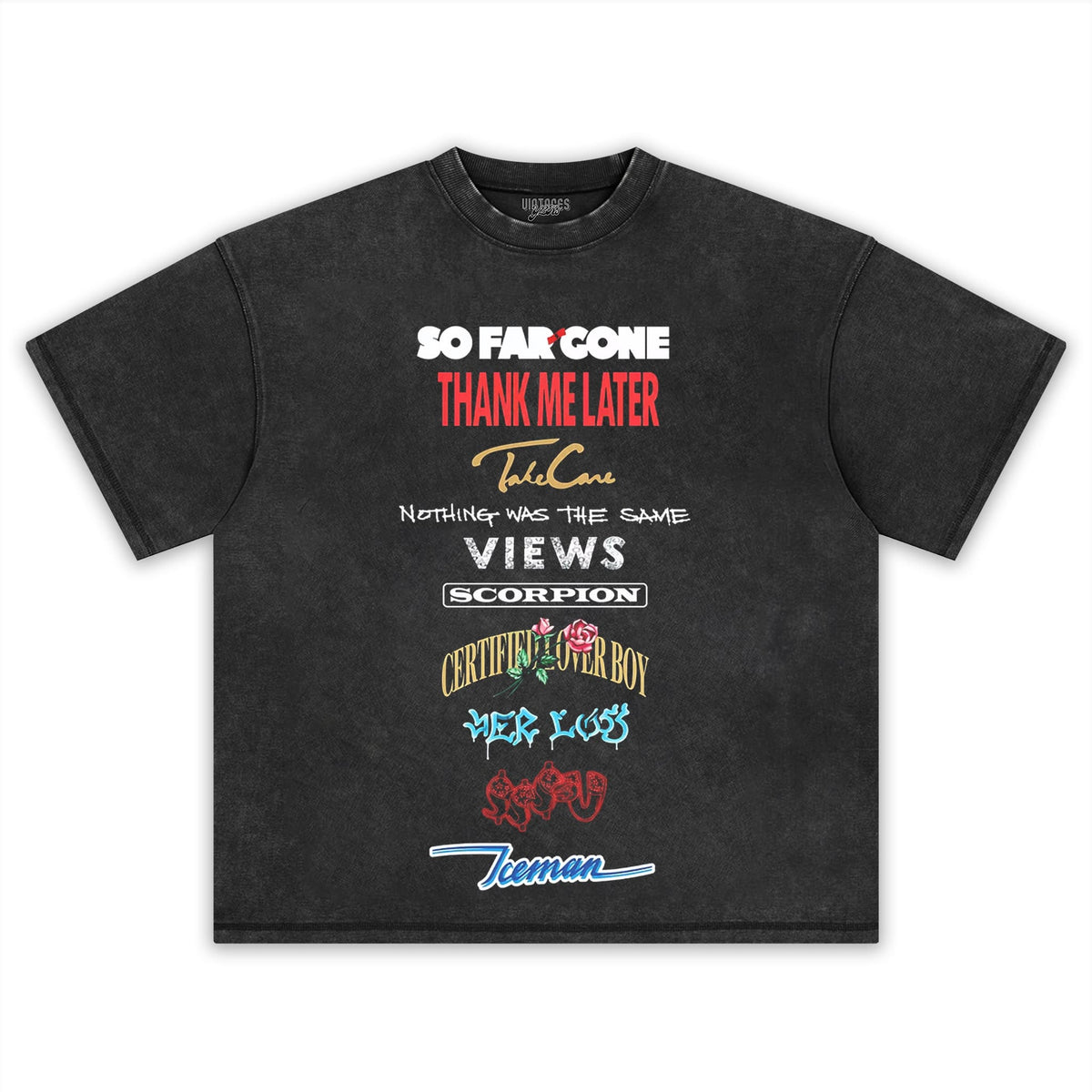 DRAKE ALBUM ARCHIVE TANK TOP & TEE & LONG SLEEVE & LAYERED LS & HOODIE