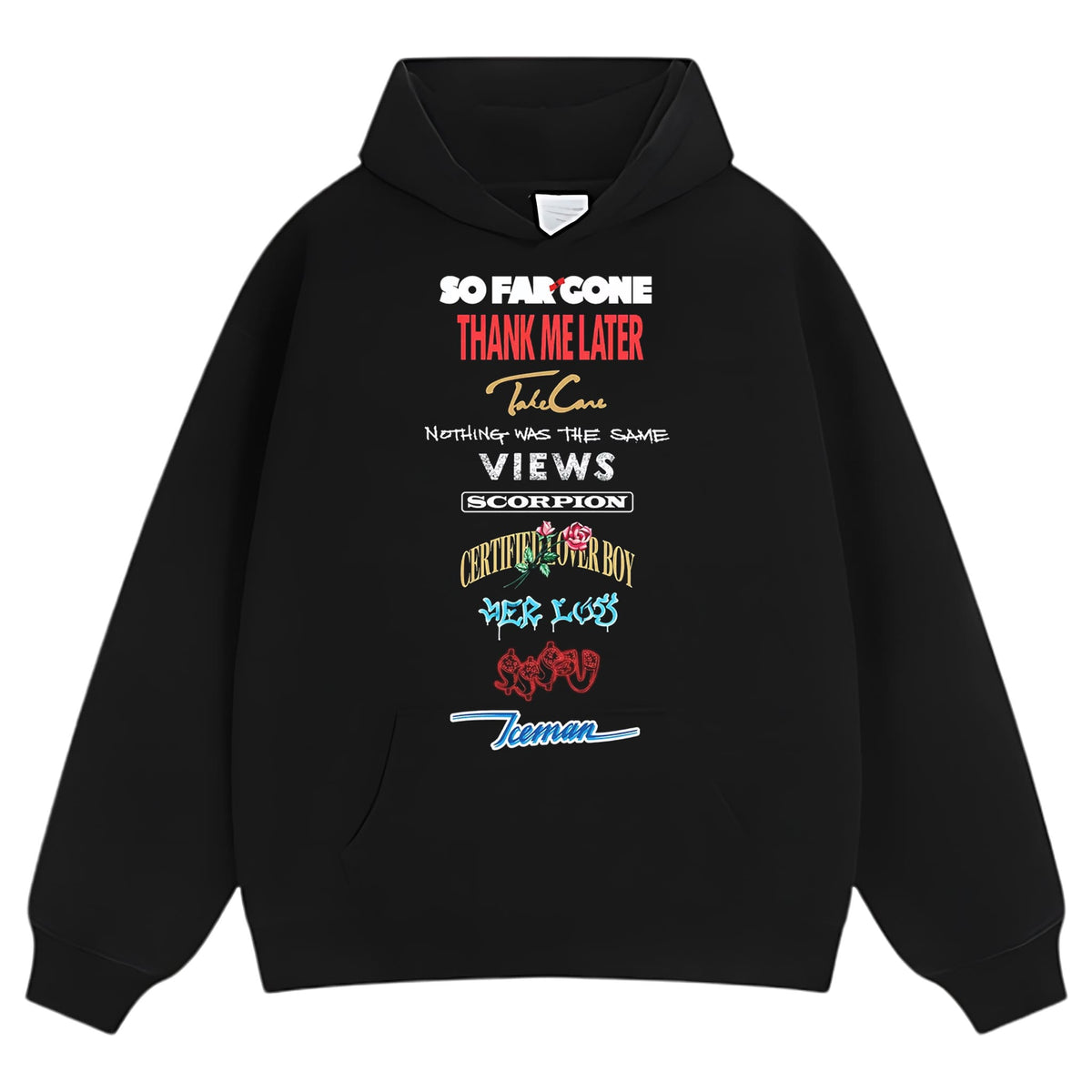 DRAKE ALBUM ARCHIVE TANK TOP & TEE & LONG SLEEVE & LAYERED LS & HOODIE