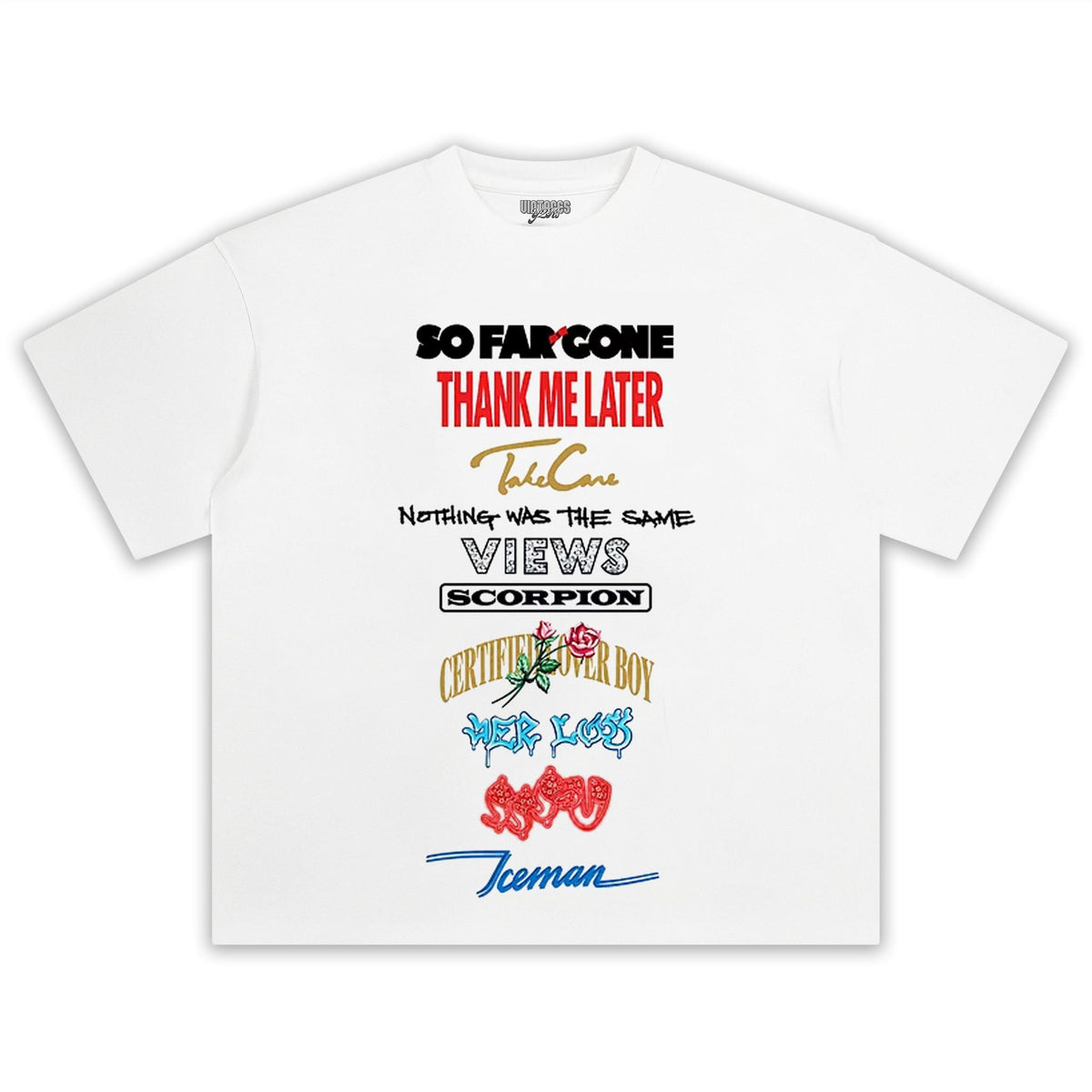 DRAKE ALBUM ARCHIVE TANK TOP & TEE & LONG SLEEVE & LAYERED LS & HOODIE