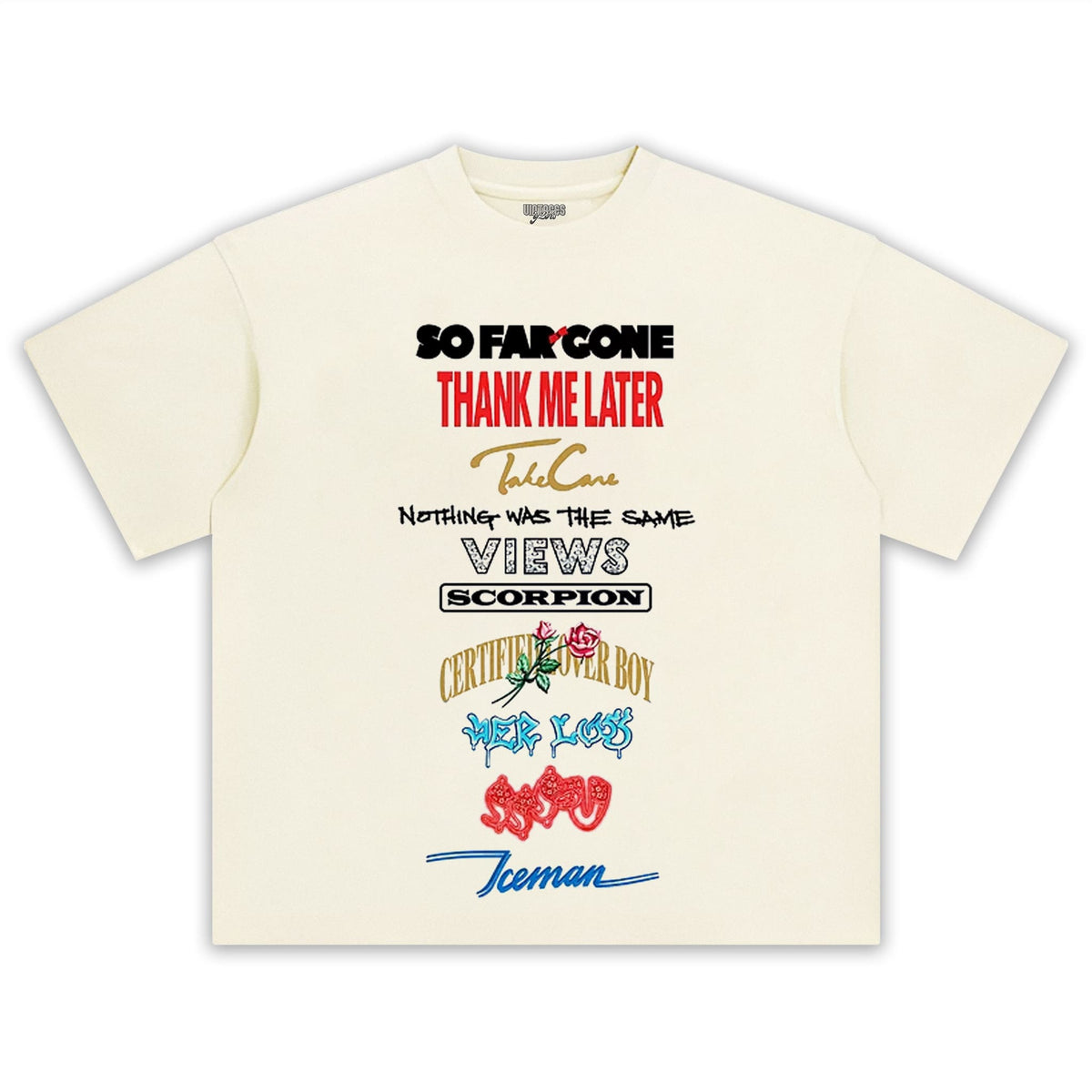 DRAKE ALBUM ARCHIVE TANK TOP & TEE & LONG SLEEVE & LAYERED LS & HOODIE