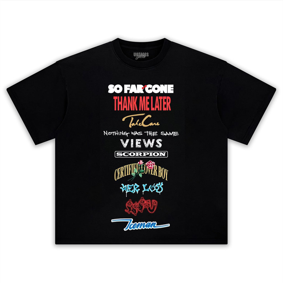 DRAKE ALBUM ARCHIVE TANK TOP & TEE & LONG SLEEVE & LAYERED LS & HOODIE