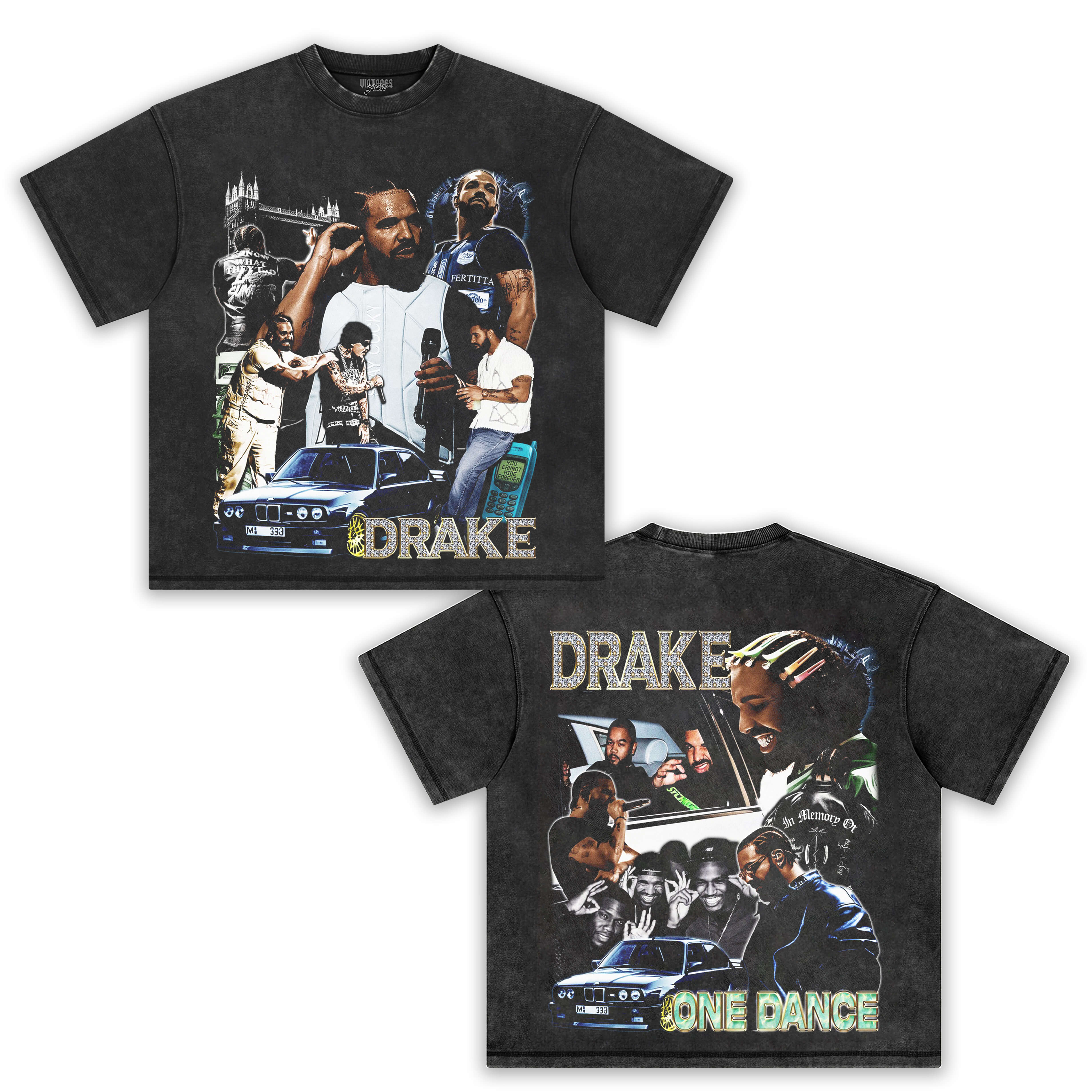 DRAKE VINTAGE STYLE TEE