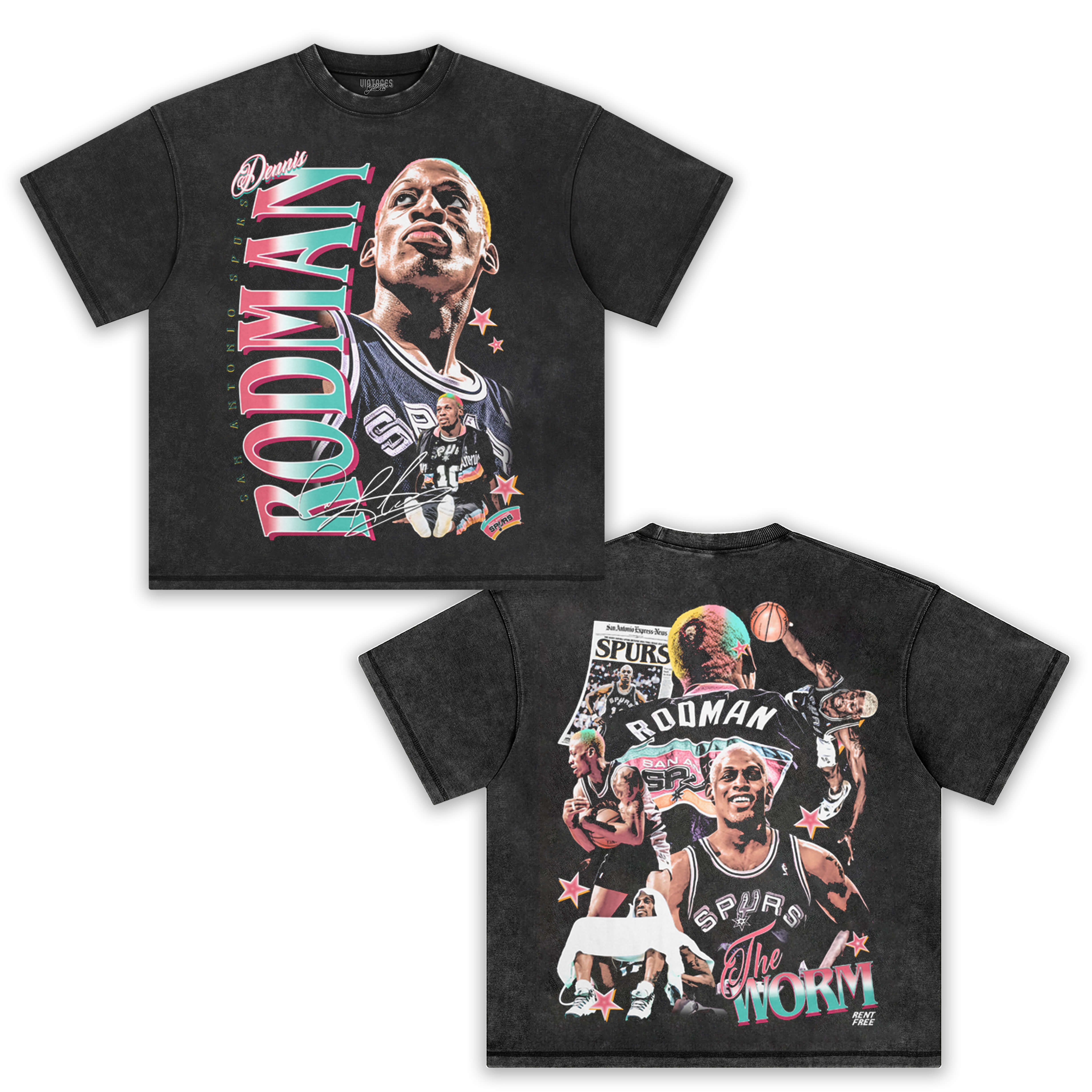 DENNIS RODMAN VI TEE & LS & HOODIE