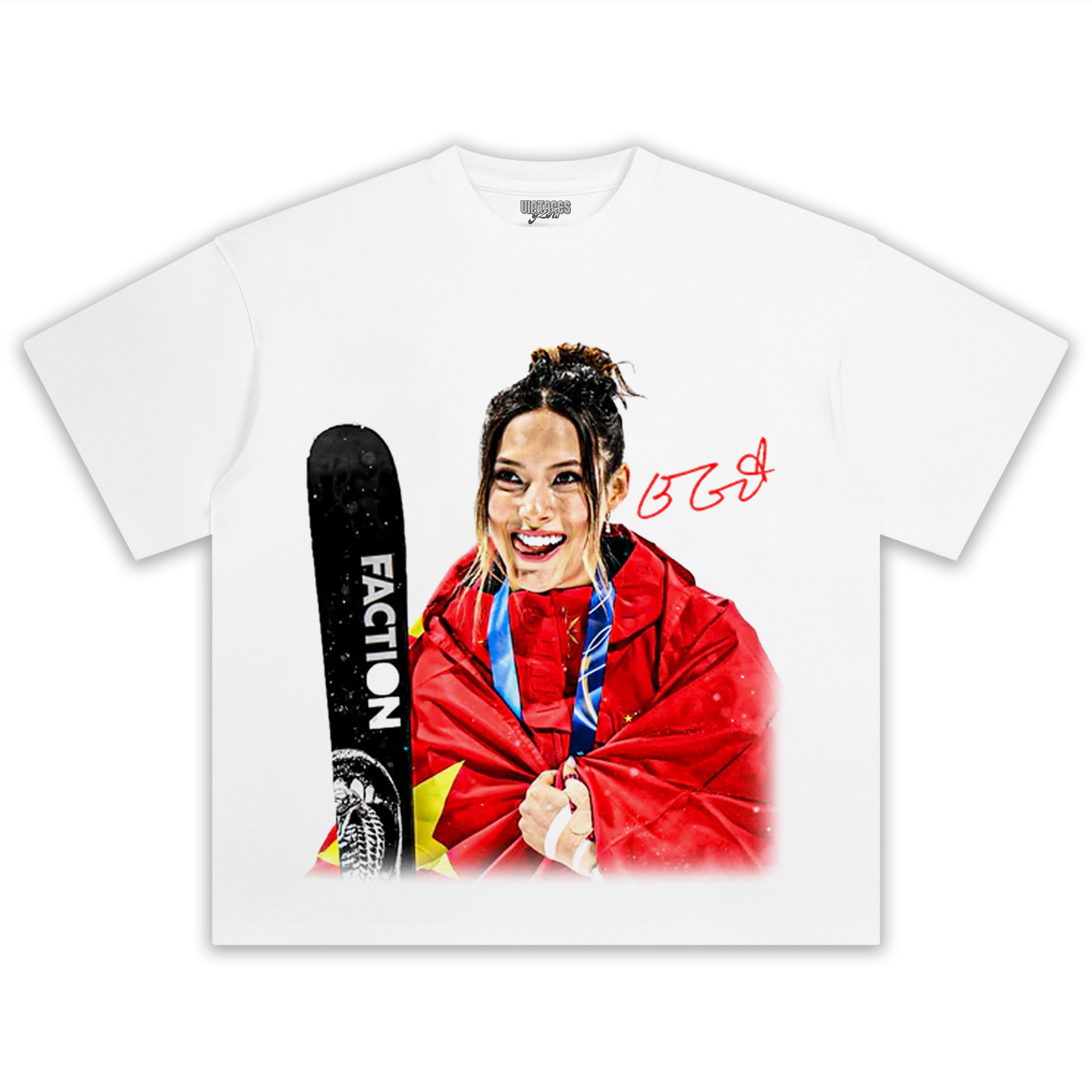 EILEEN GU - GOLD TEE & LS & HOODIE