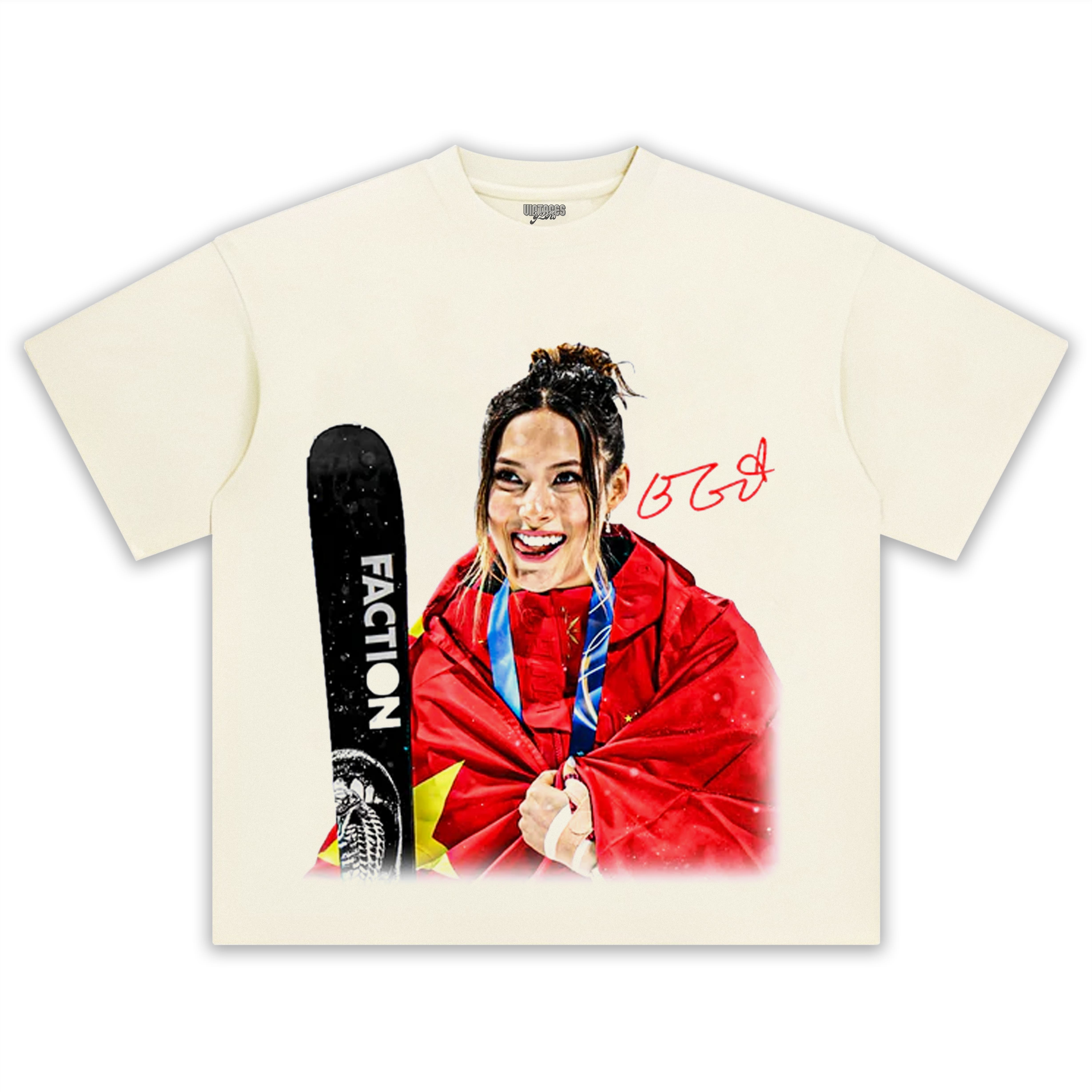 EILEEN GU - GOLD TEE & LS & HOODIE