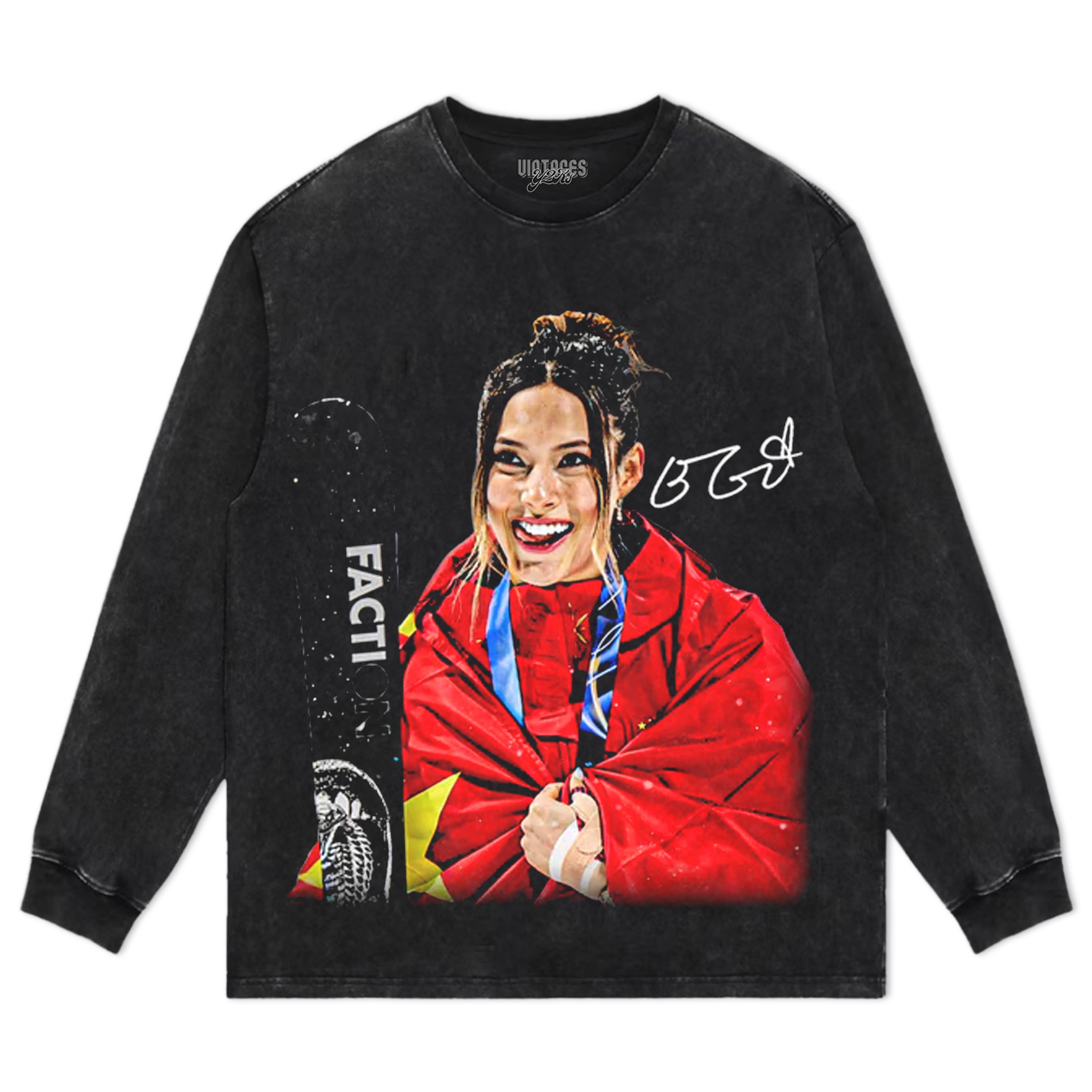 EILEEN GU - GOLD TEE & LS & HOODIE