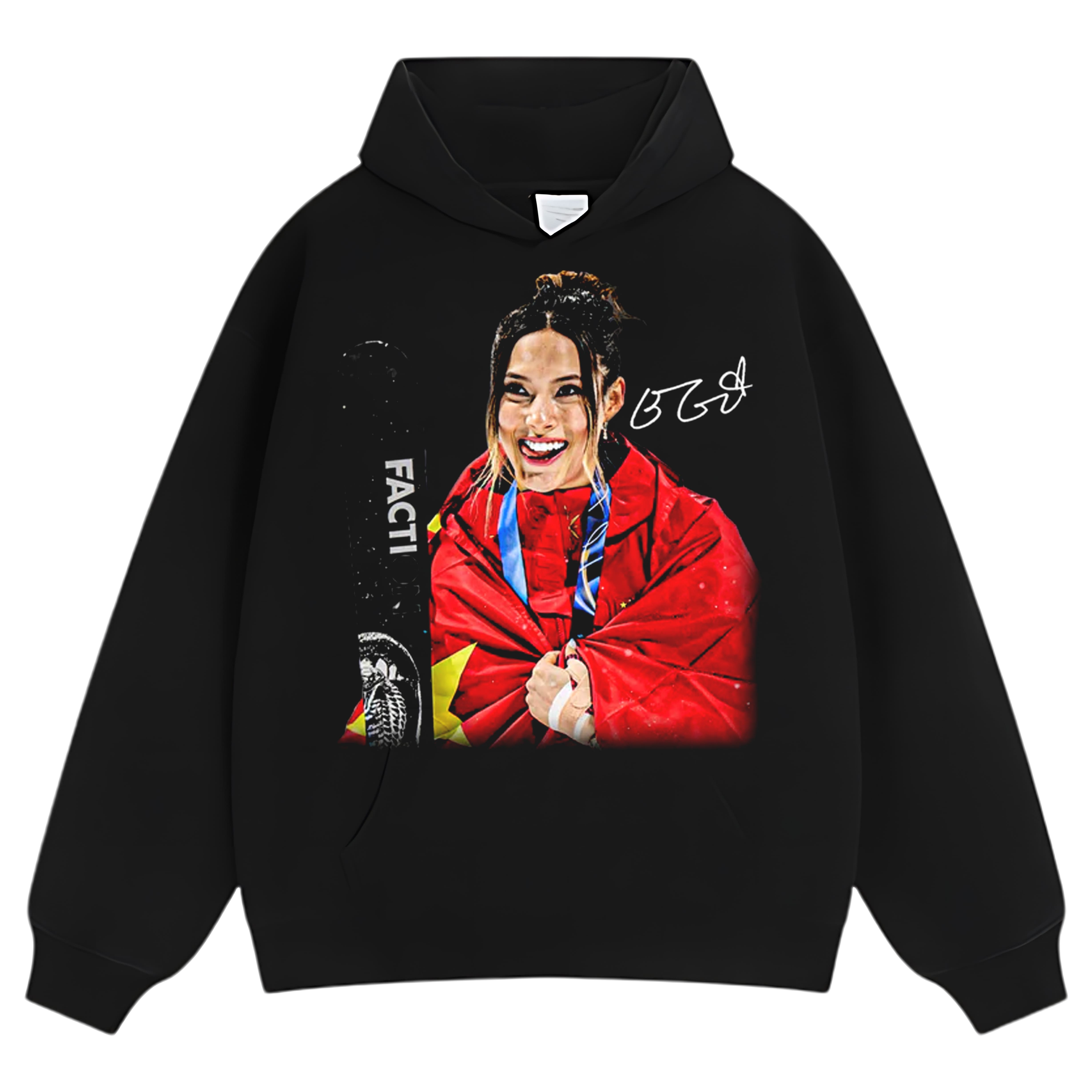 EILEEN GU - GOLD TEE & LS & HOODIE