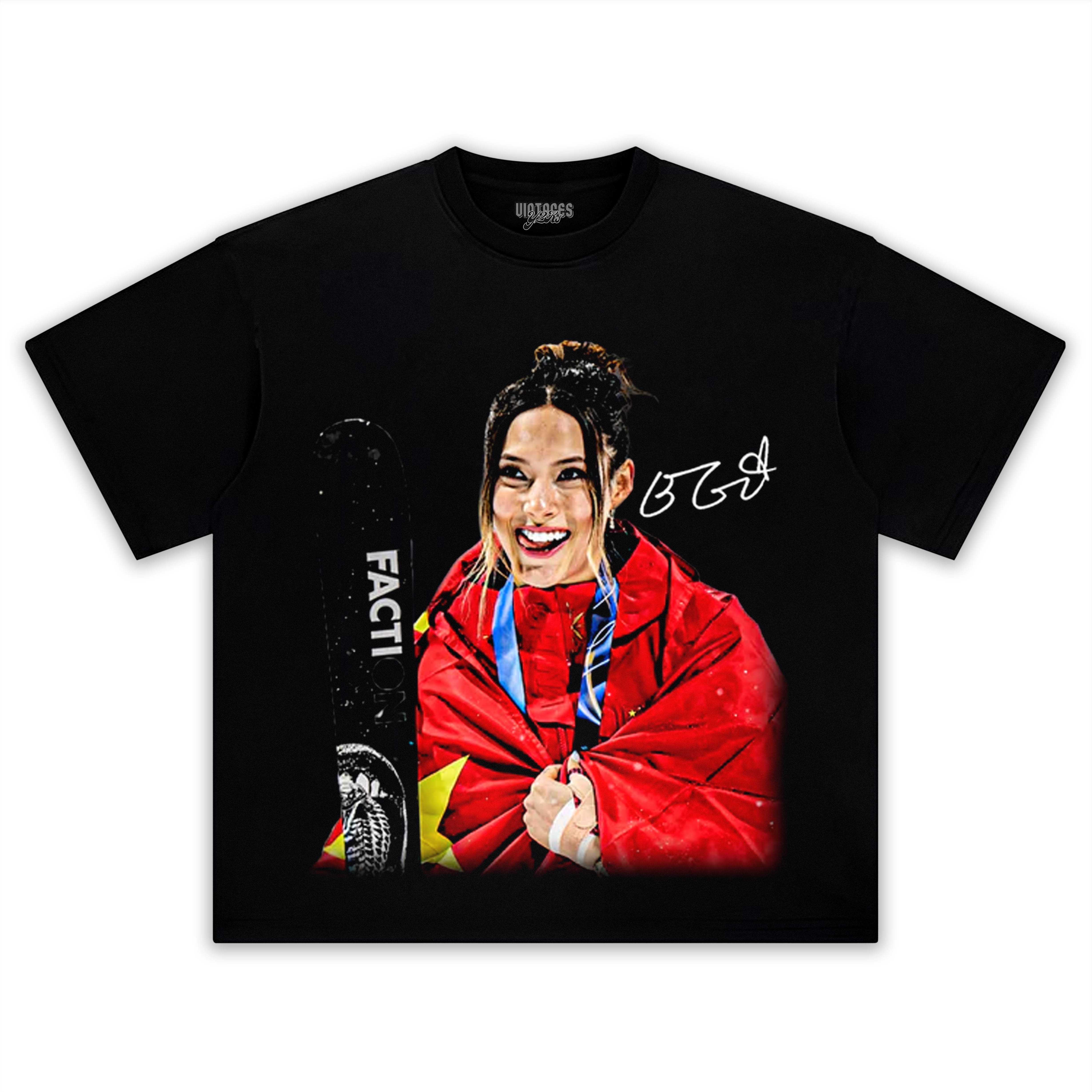 EILEEN GU - GOLD TEE & LS & HOODIE
