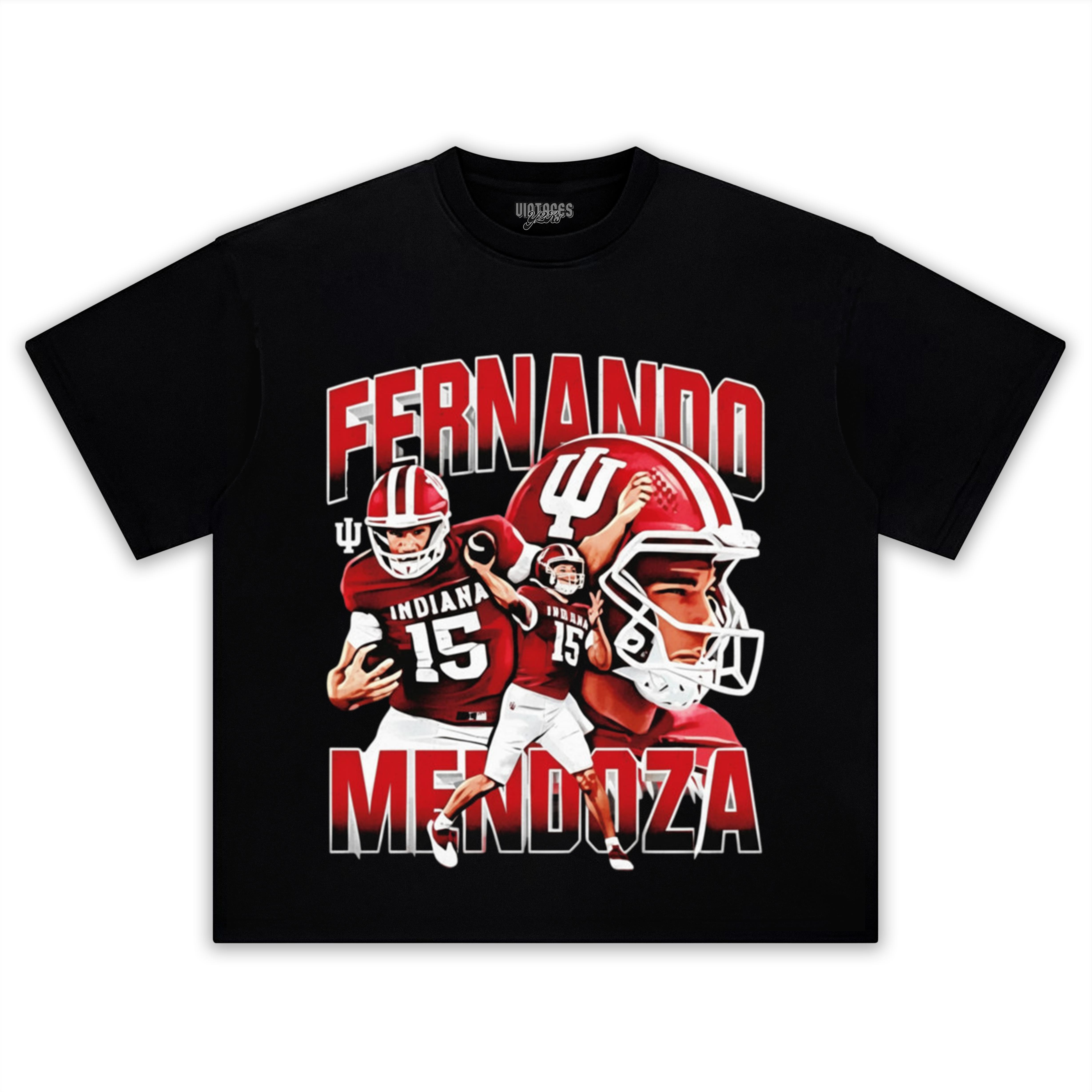 FERNANDO MENDOZA INDIANA HOOSIERS FOOTBALL TEE & LS & HOODIE