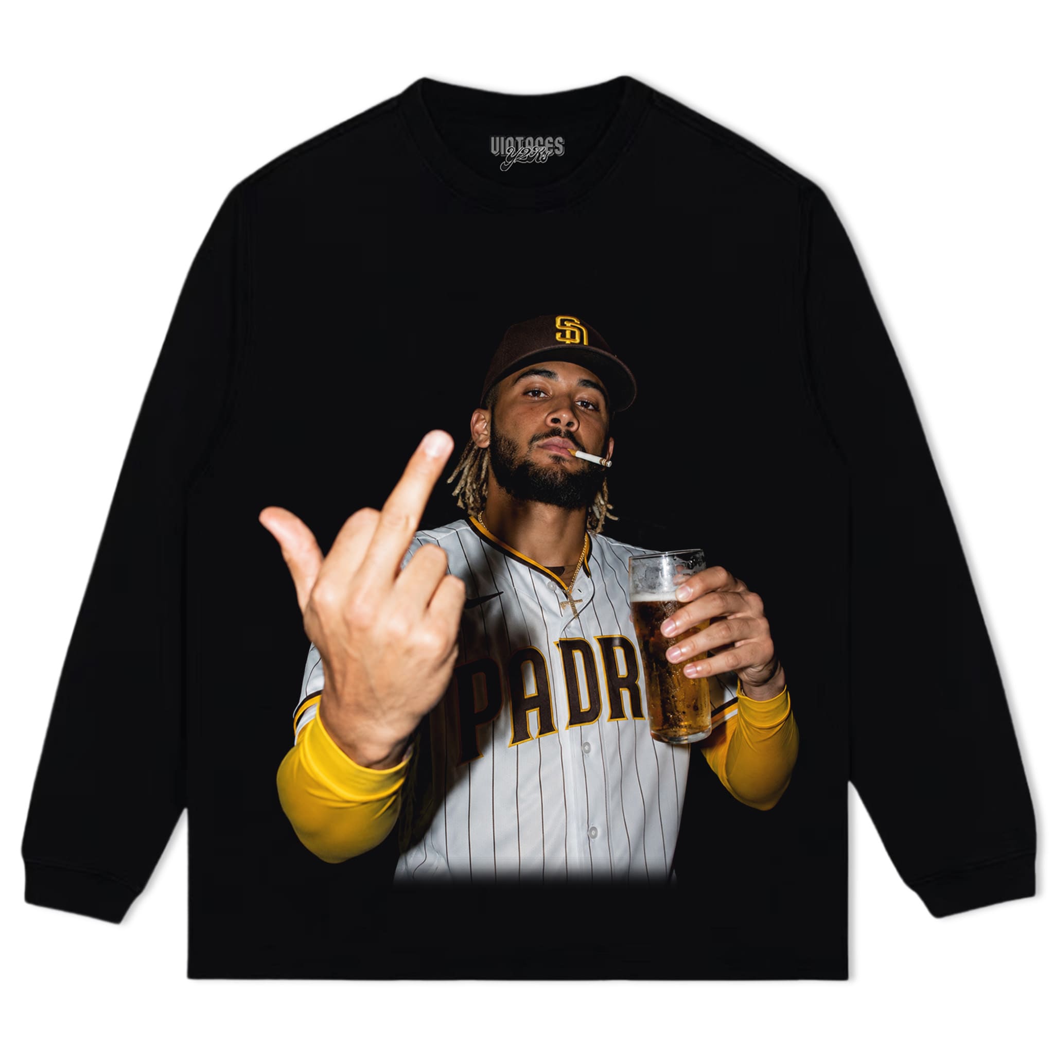 FERNANDO TATIS JR. MIDDLE FINGER TANK TOP & TEE & LONG SLEEVE & LAYERED LS & HOODIE