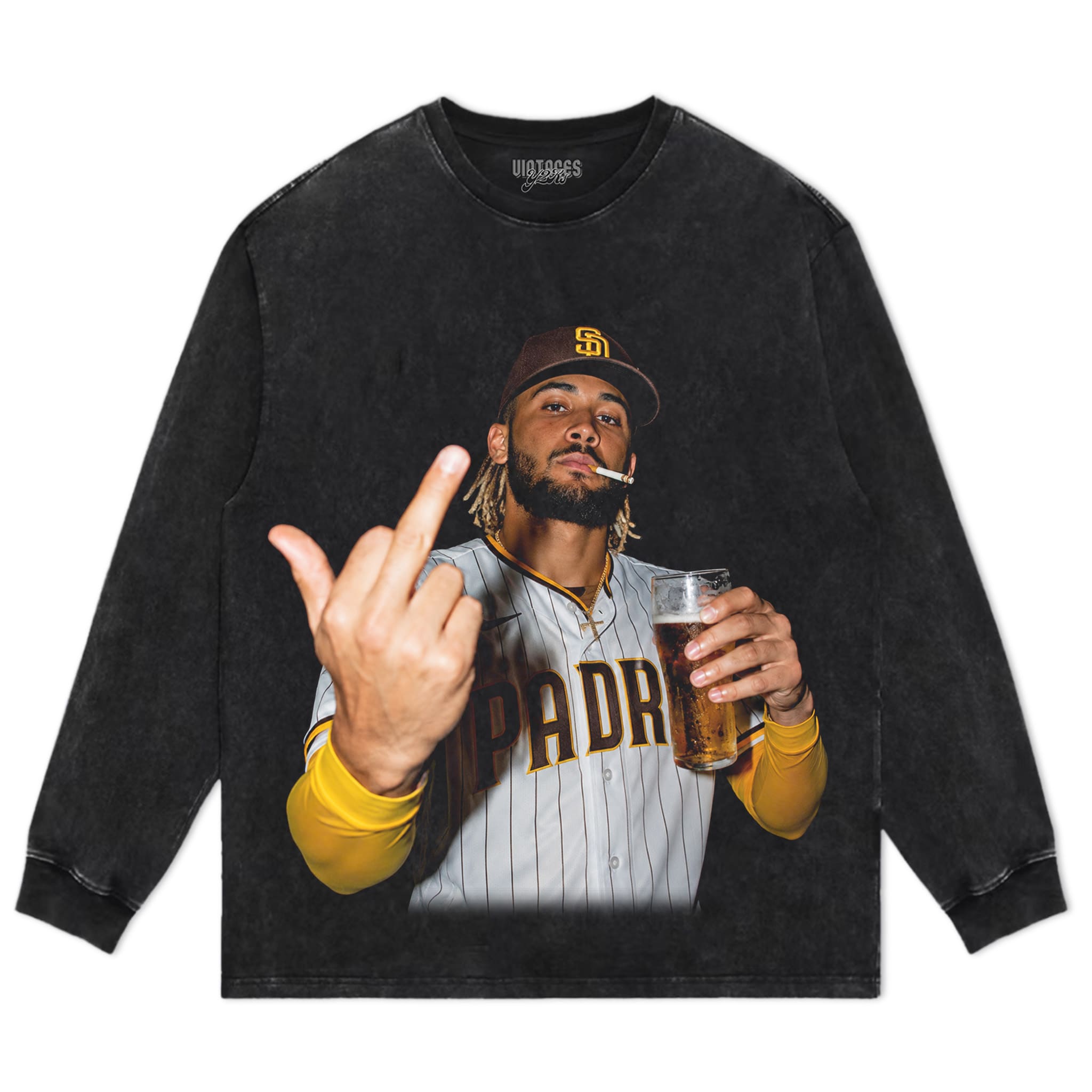 FERNANDO TATIS JR. MIDDLE FINGER TANK TOP & TEE & LONG SLEEVE & LAYERED LS & HOODIE