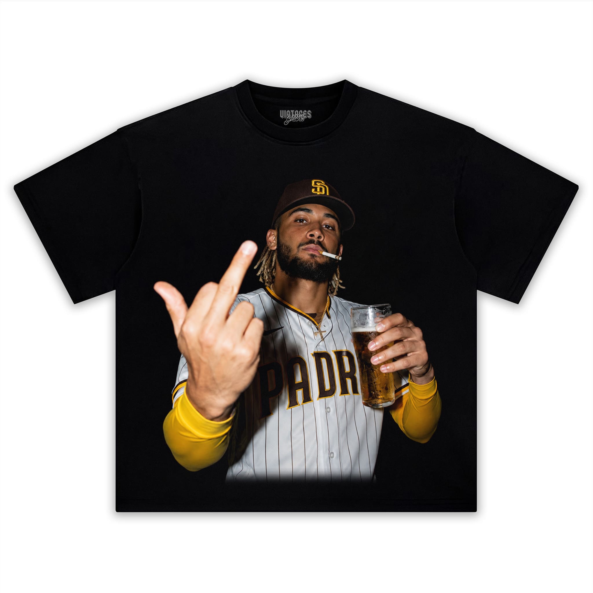 FERNANDO TATIS JR. MIDDLE FINGER TANK TOP & TEE & LONG SLEEVE & LAYERED LS & HOODIE