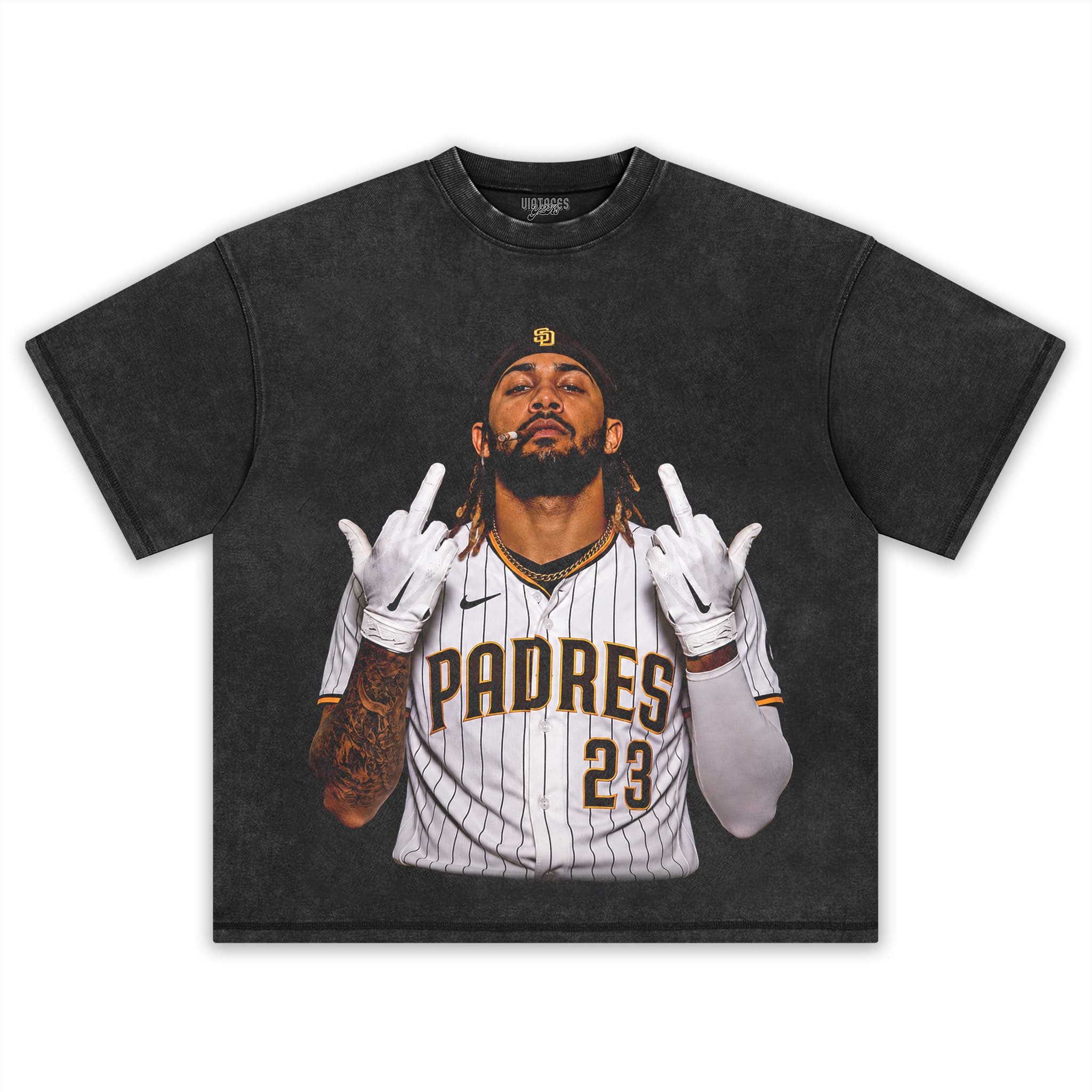 FERNANDO TATIS JR. MIDDLE FINGER V2 TANK TOP & TEE & LONG SLEEVE & LAYERED LS & HOODIE