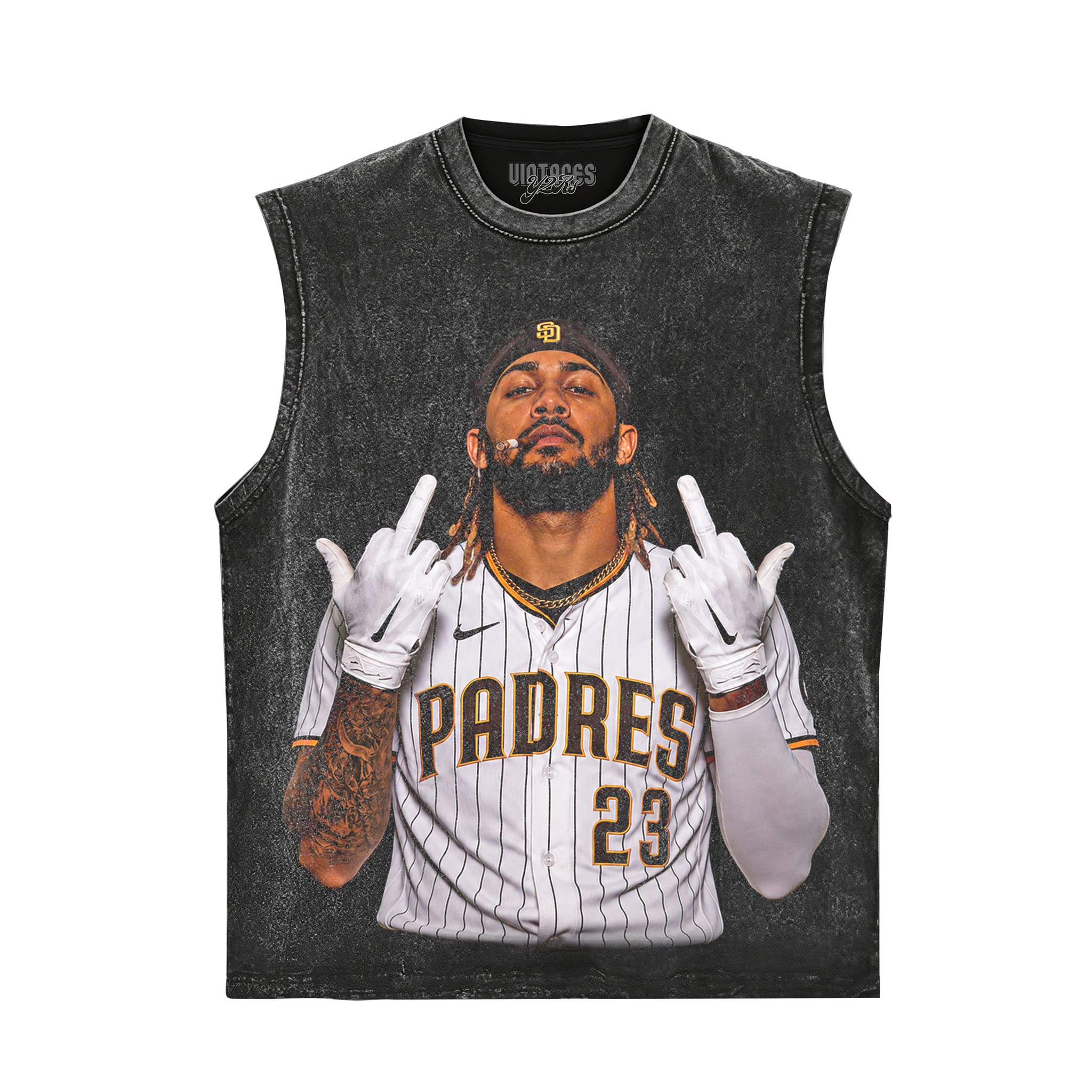 FERNANDO TATIS JR. MIDDLE FINGER V2 TANK TOP & TEE & LONG SLEEVE & LAYERED LS & HOODIE