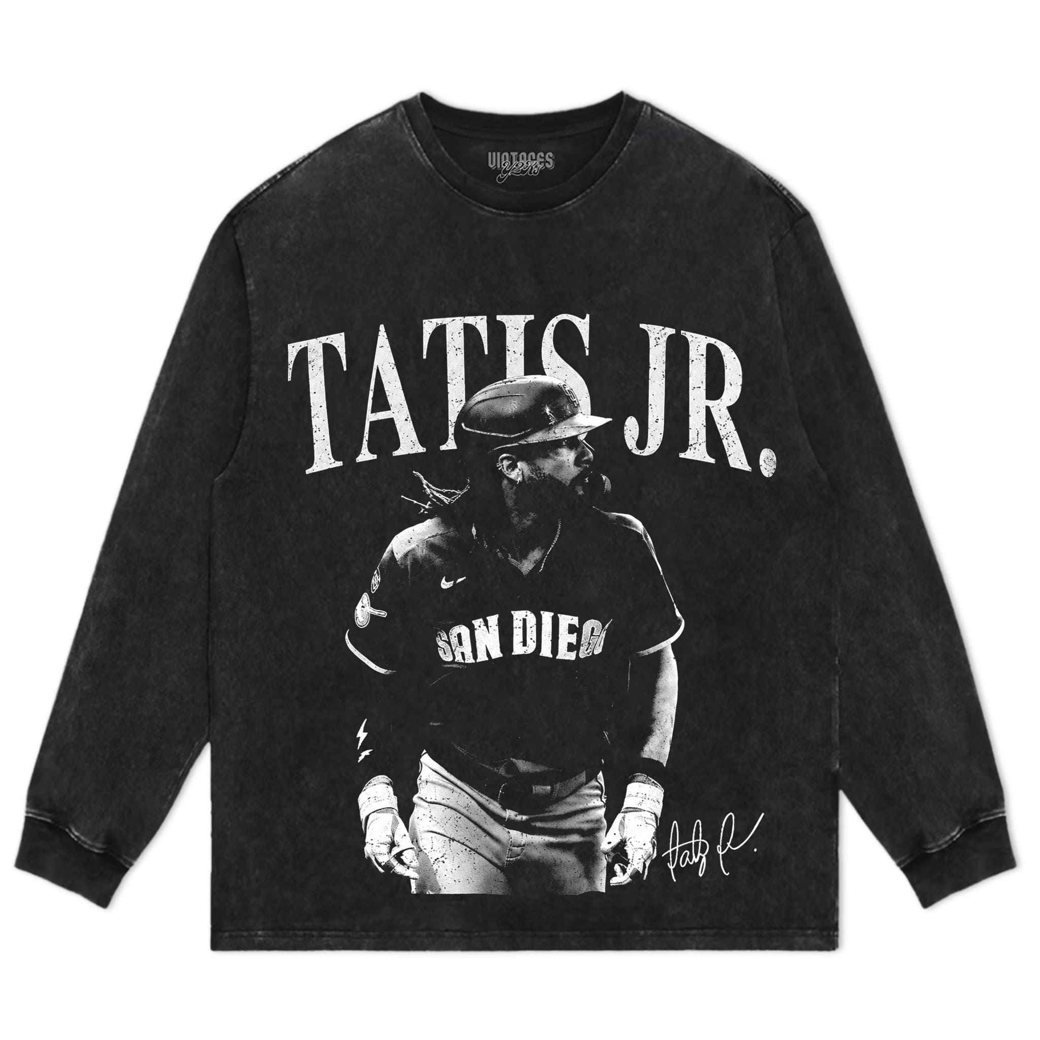 FERNANDO TATIS JR SAN DIEGO BASEBALL VINTAGE TANK TOP & TEE & LONG SLEEVE & LAYERED LS & HOODIE