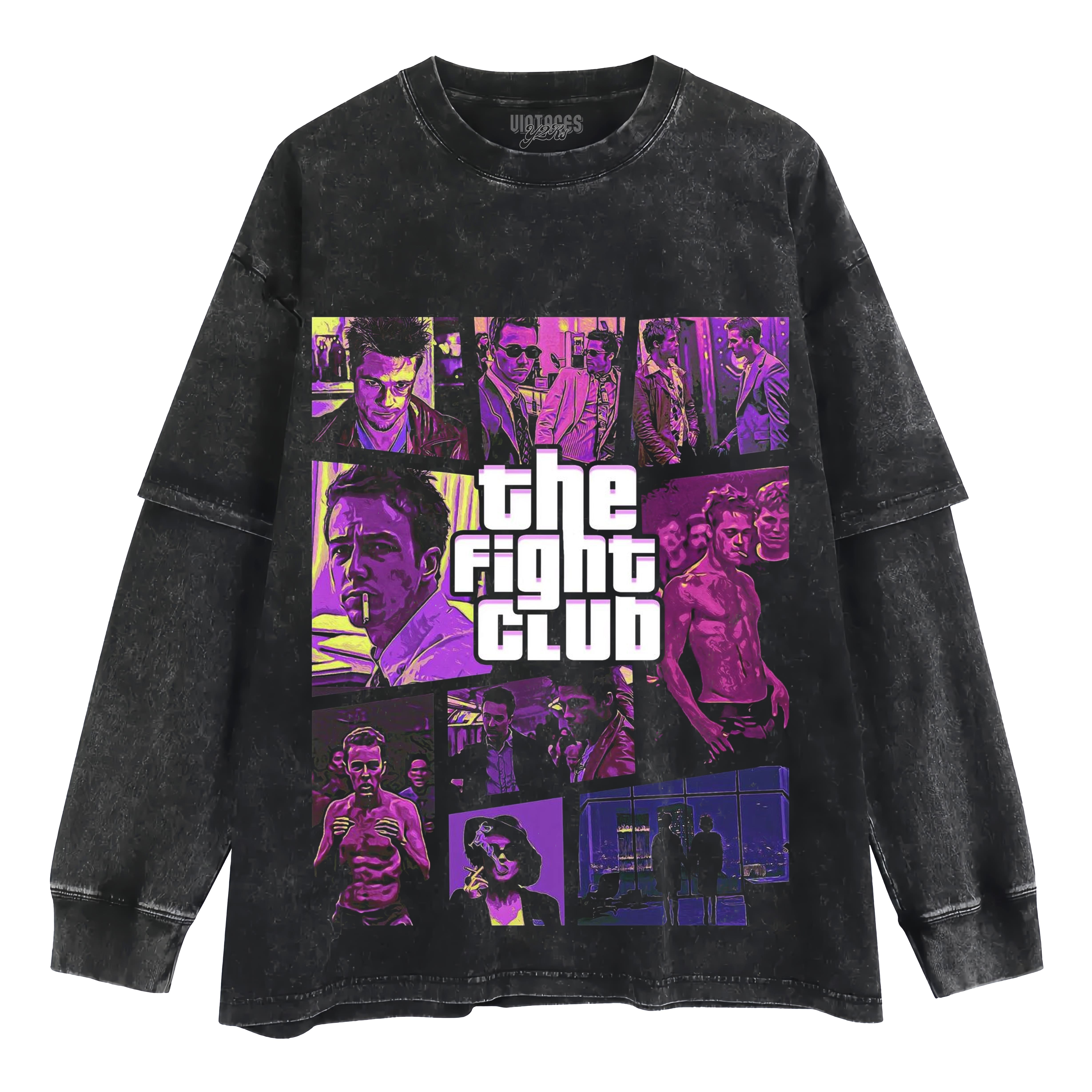 FIGHT CLUB - GTA-STYLE TANK TOP & TEE & LONG SLEEVE & LAYERED LS & HOODIE
