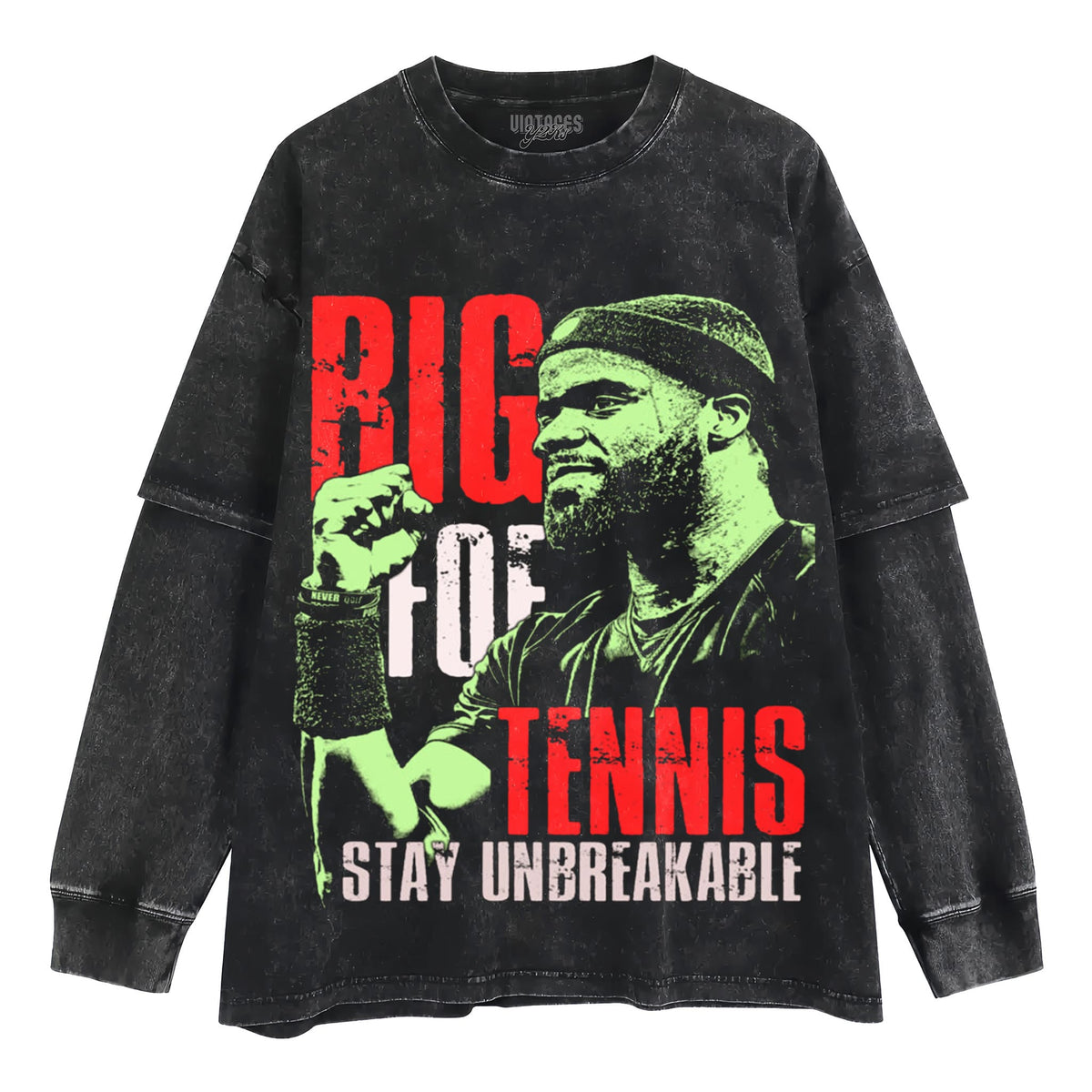 FRANCES TIAFOE - TENNIS..STAY UNBREAKABLE TANK TOP & TEE & LONG SLEEVE & LAYERED LS & HOODIE