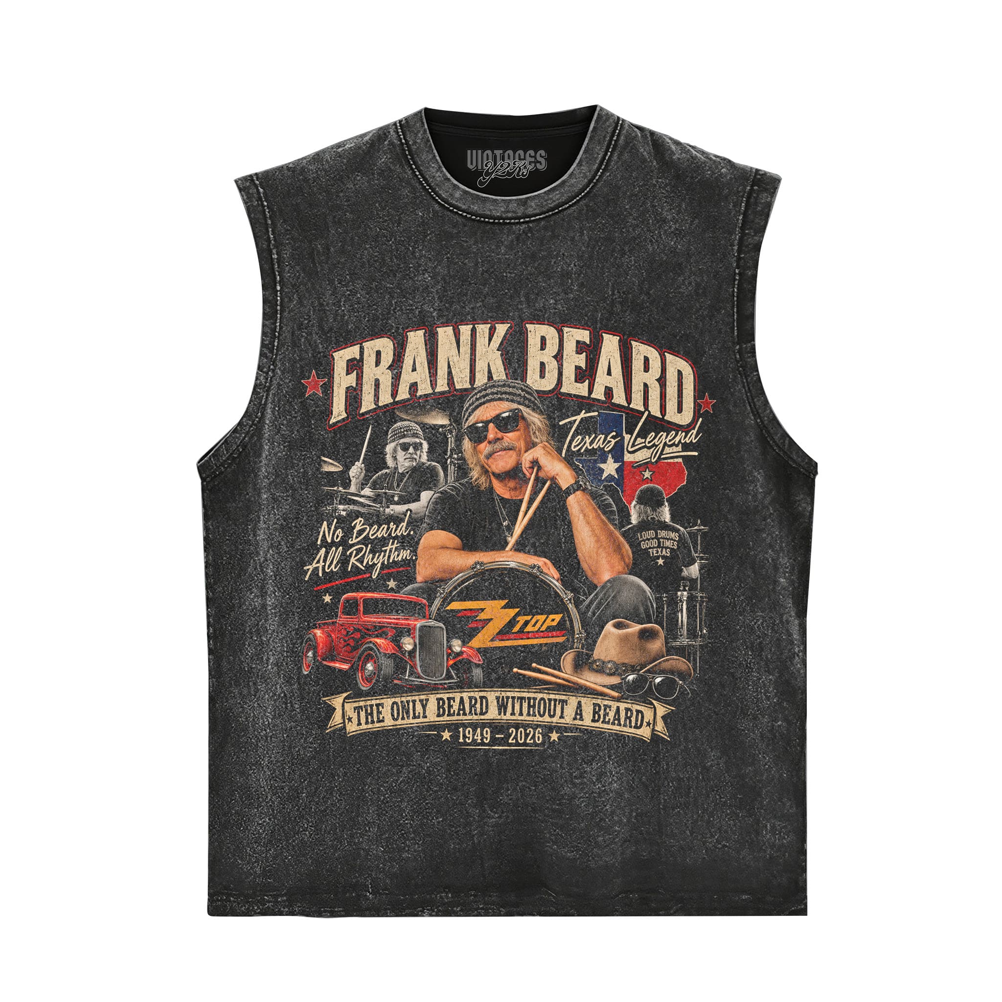 FRANK BEARD MEMORIAL TANK TOP & TEE & LONG SLEEVE & LAYERED LS & HOODIE