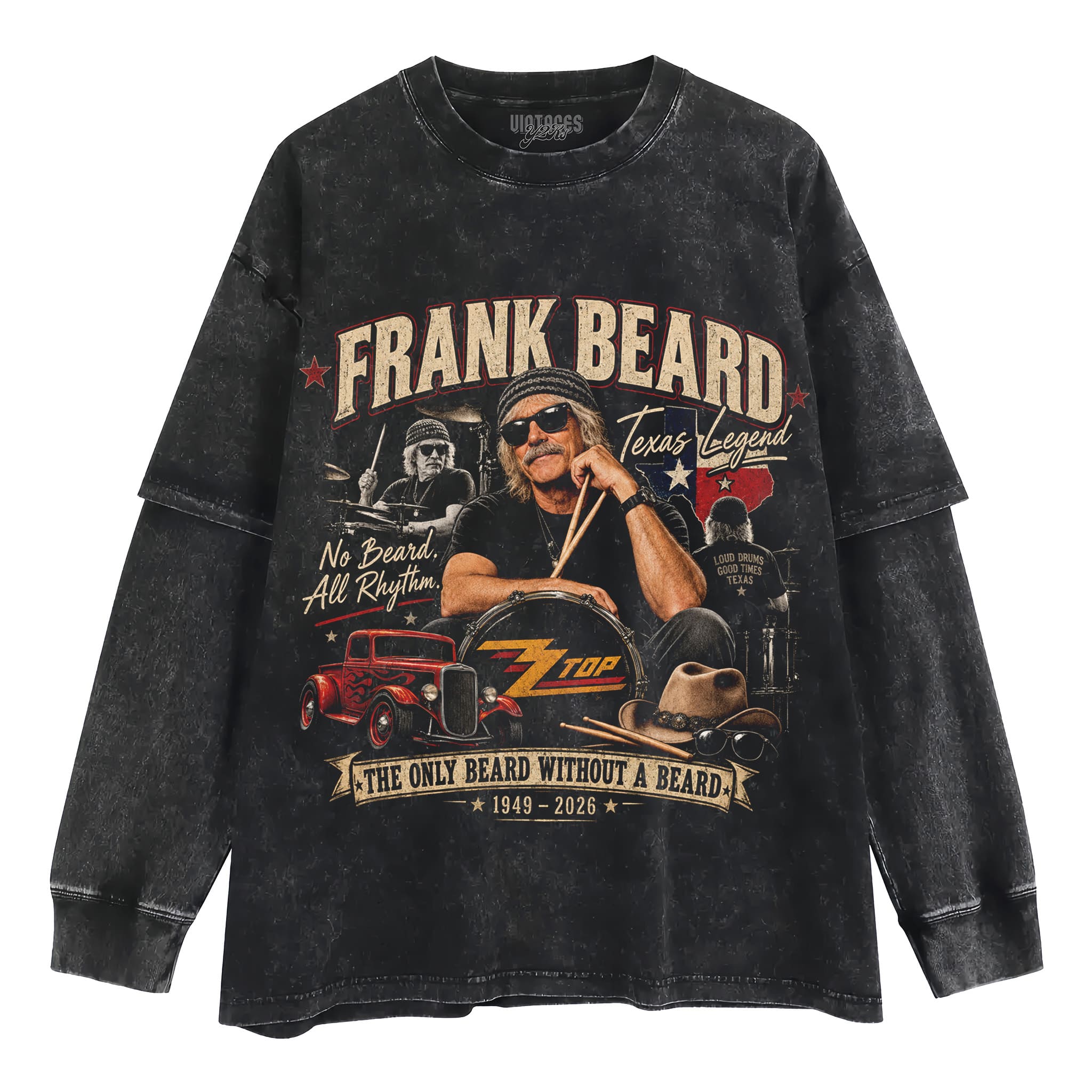 FRANK BEARD MEMORIAL TANK TOP & TEE & LONG SLEEVE & LAYERED LS & HOODIE