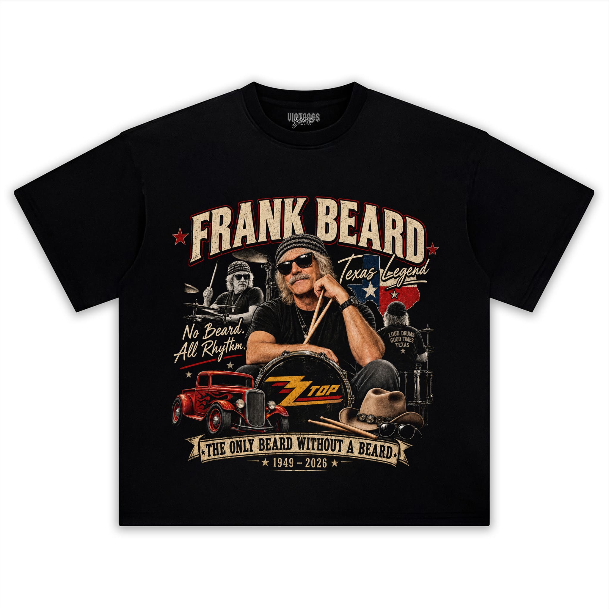FRANK BEARD MEMORIAL TANK TOP & TEE & LONG SLEEVE & LAYERED LS & HOODIE