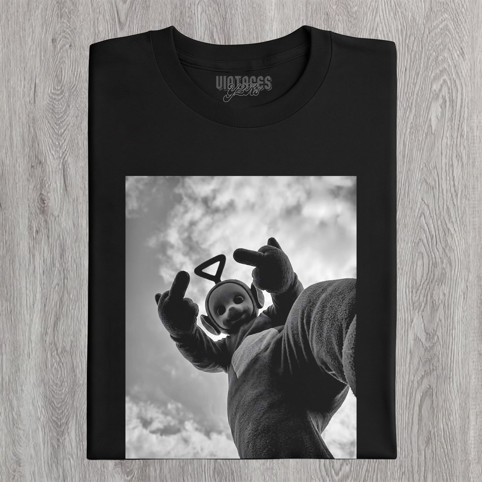 FUNNY TELETUBBIES MIDDLE FINGER TANK TOP & TEE & LONG SLEEVE & LAYERED LS & HOODIE