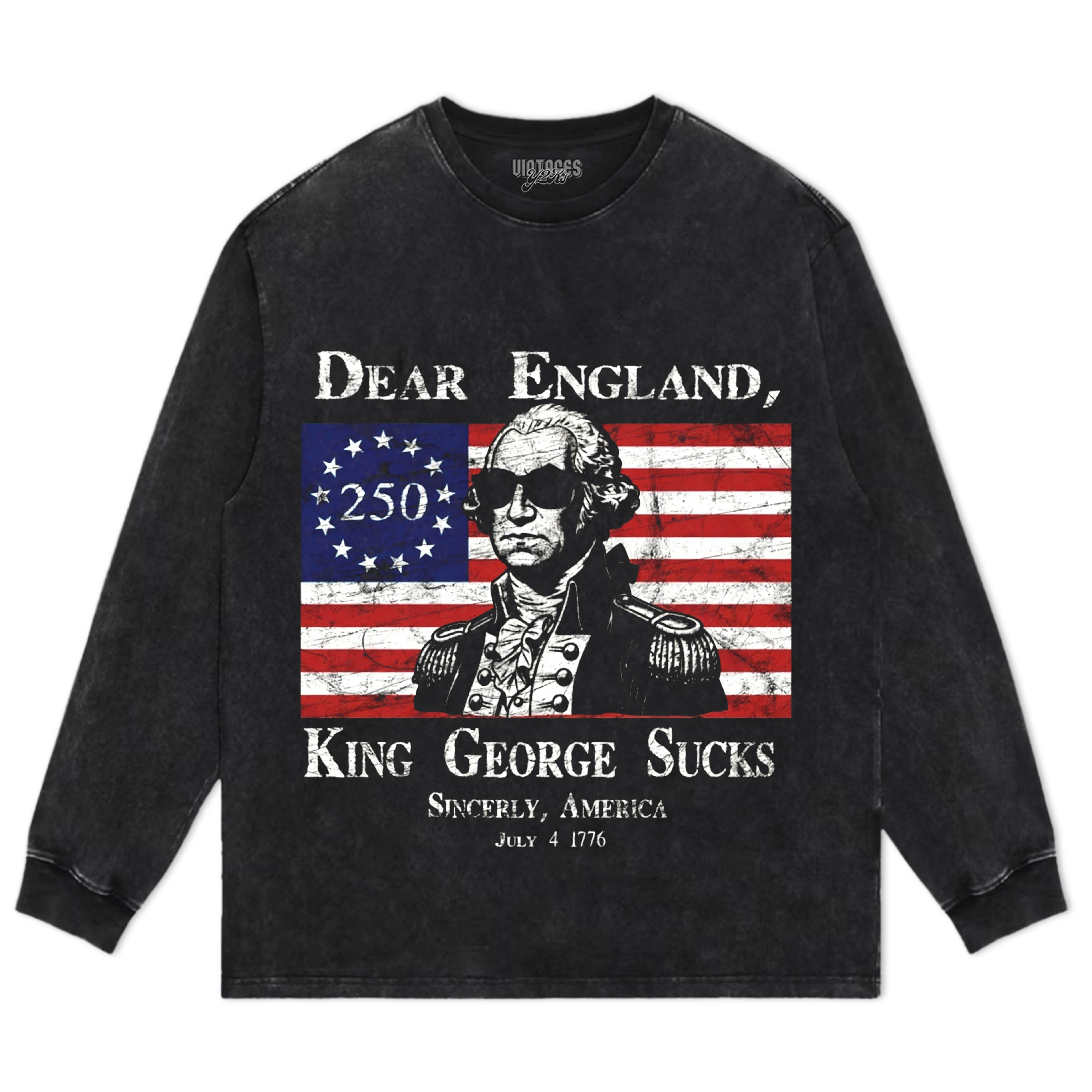 FUNNY 4TH OF JULY AMERICA'S 250TH BIRTHDAY DESIGN TANK TOP & TEE & LONG SLEEVE & LAYERED LS & HOODIE