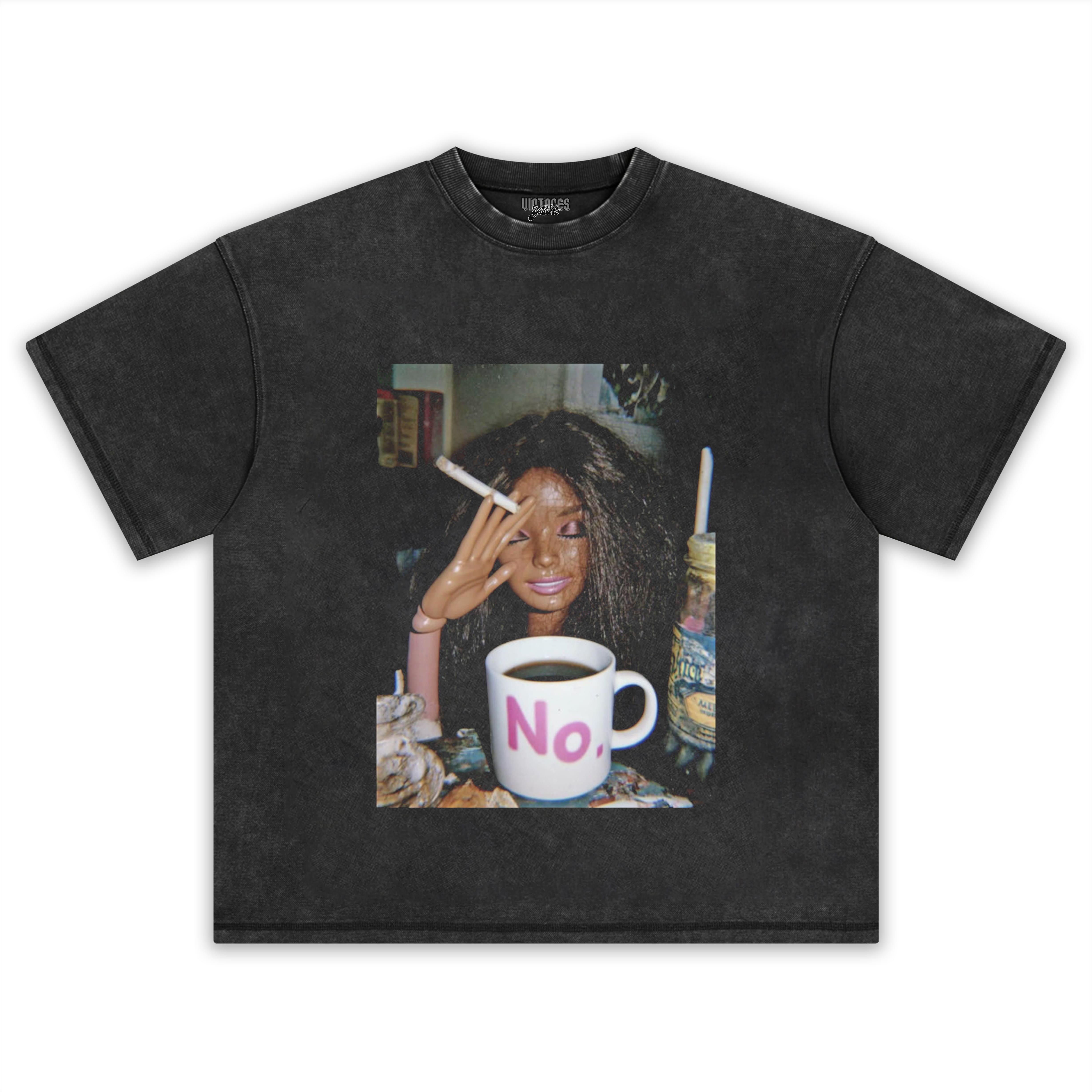 FUNNY DISGUSTING DOLL FACE MEME SMOKING TANK TOP & TEE & LONG SLEEVE & LAYERED LS & HOODIE